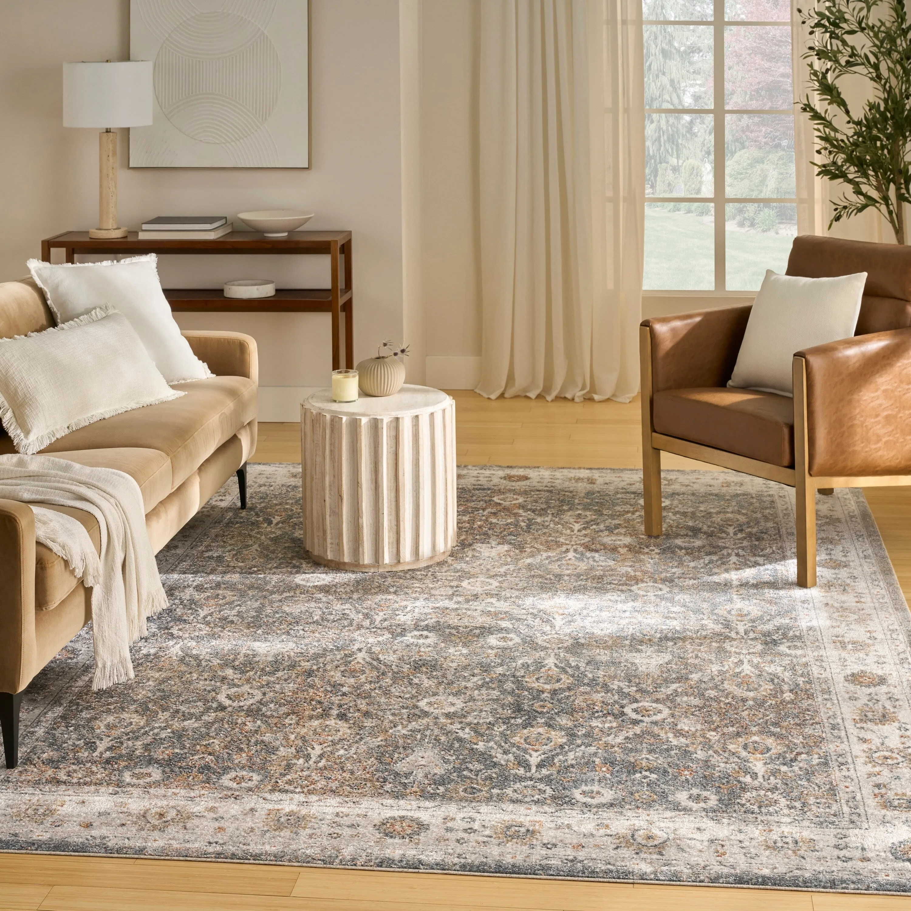 Nourison Astra Machine Washable Indoor only Persian Area Rug