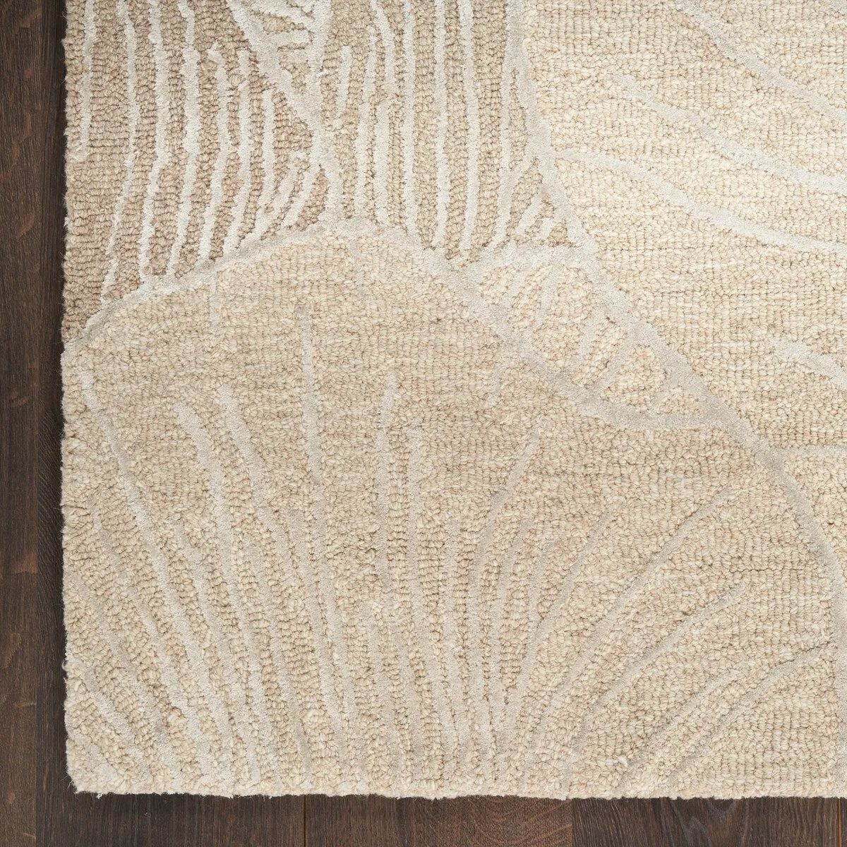 Nourison Avra Indoor only Floral Handmade Wool Area Rug