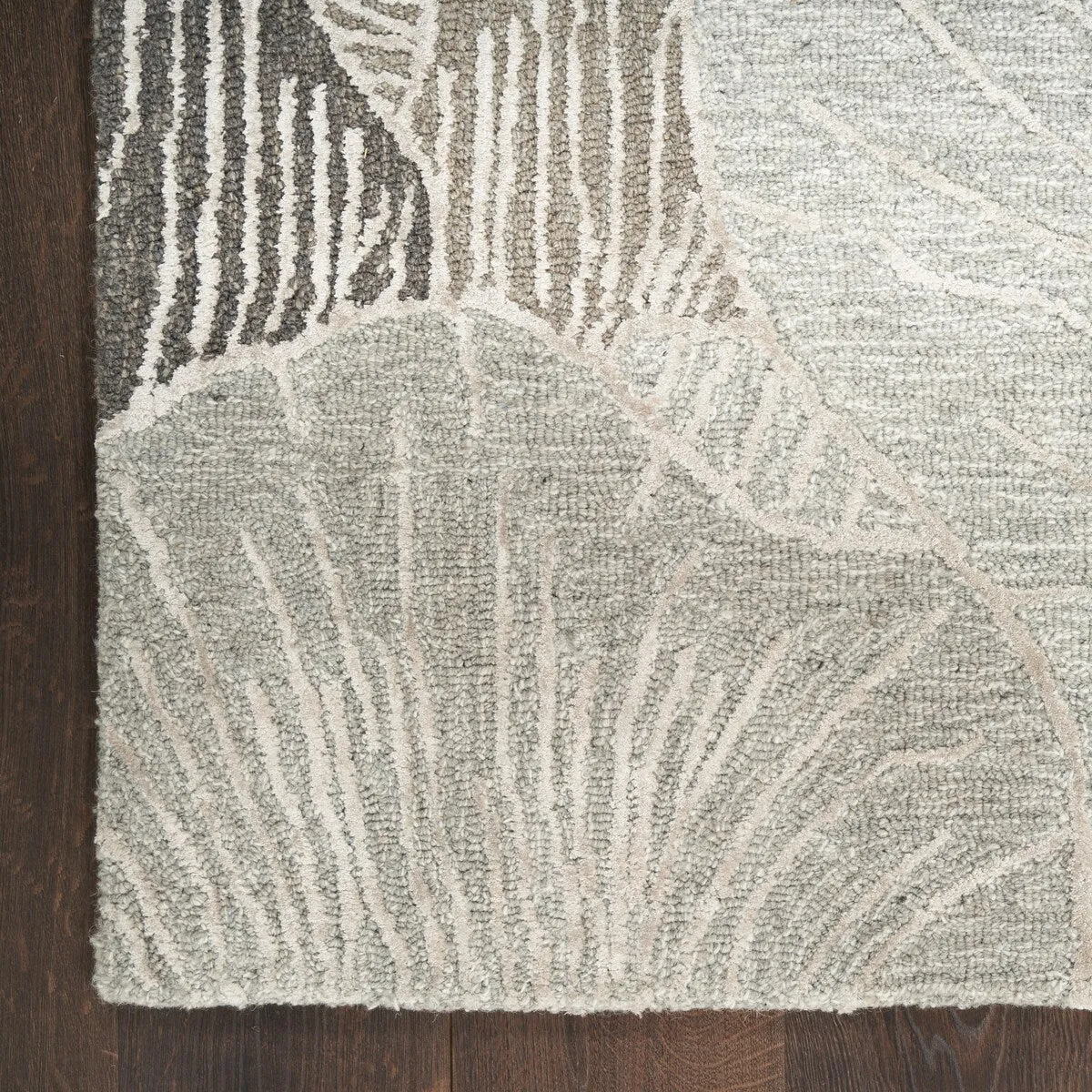 Nourison Avra Indoor only Floral Handmade Wool Area Rug