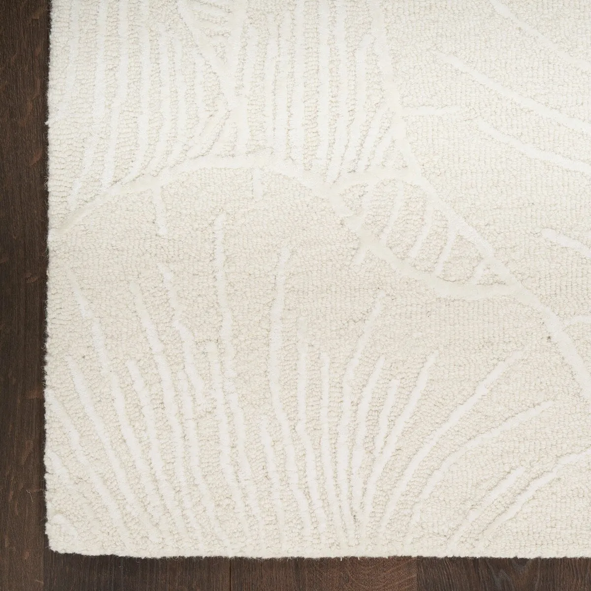 Nourison Avra Indoor only Floral Handmade Wool Area Rug