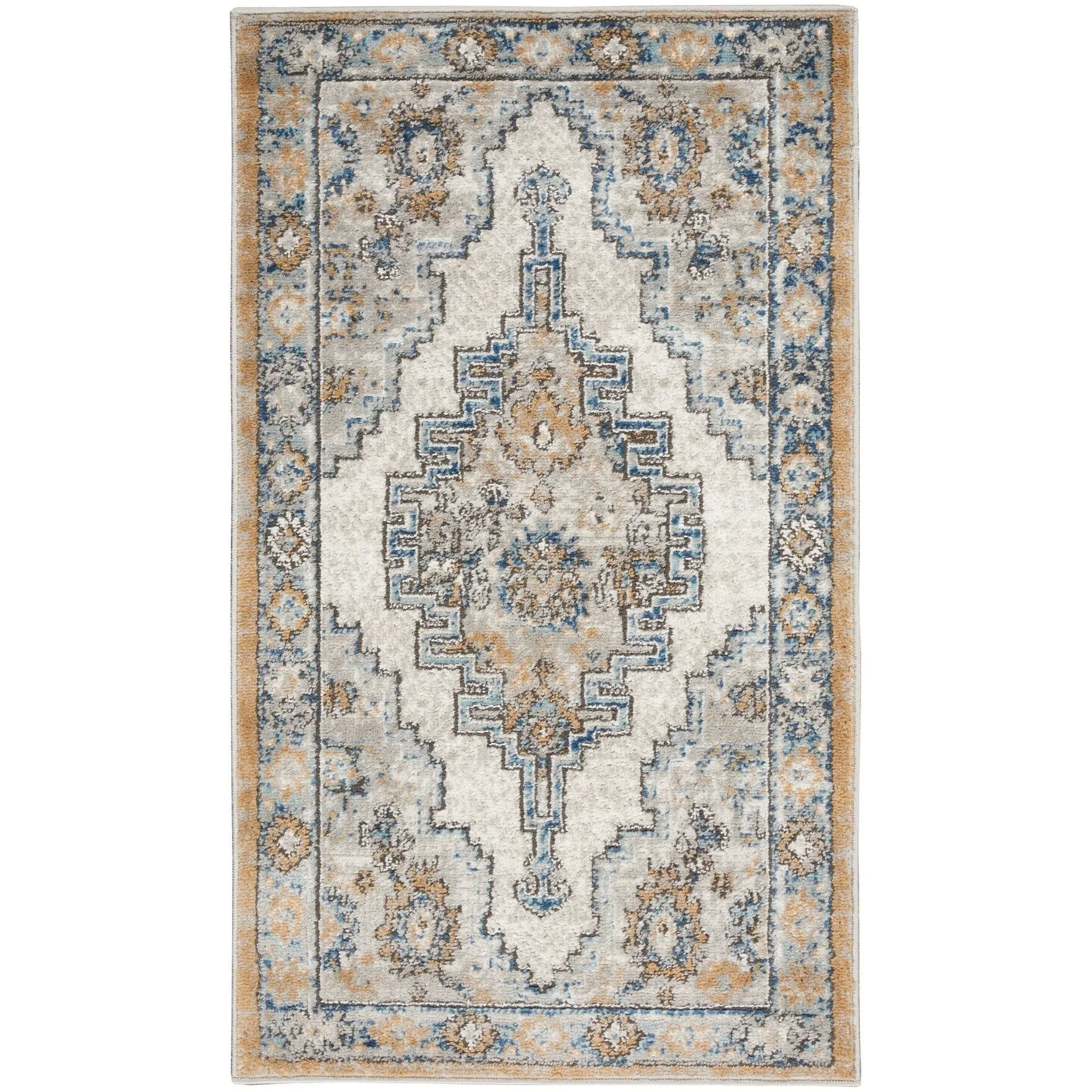 Nourison Concerto Traditional Persian Center Medallion Area Rug