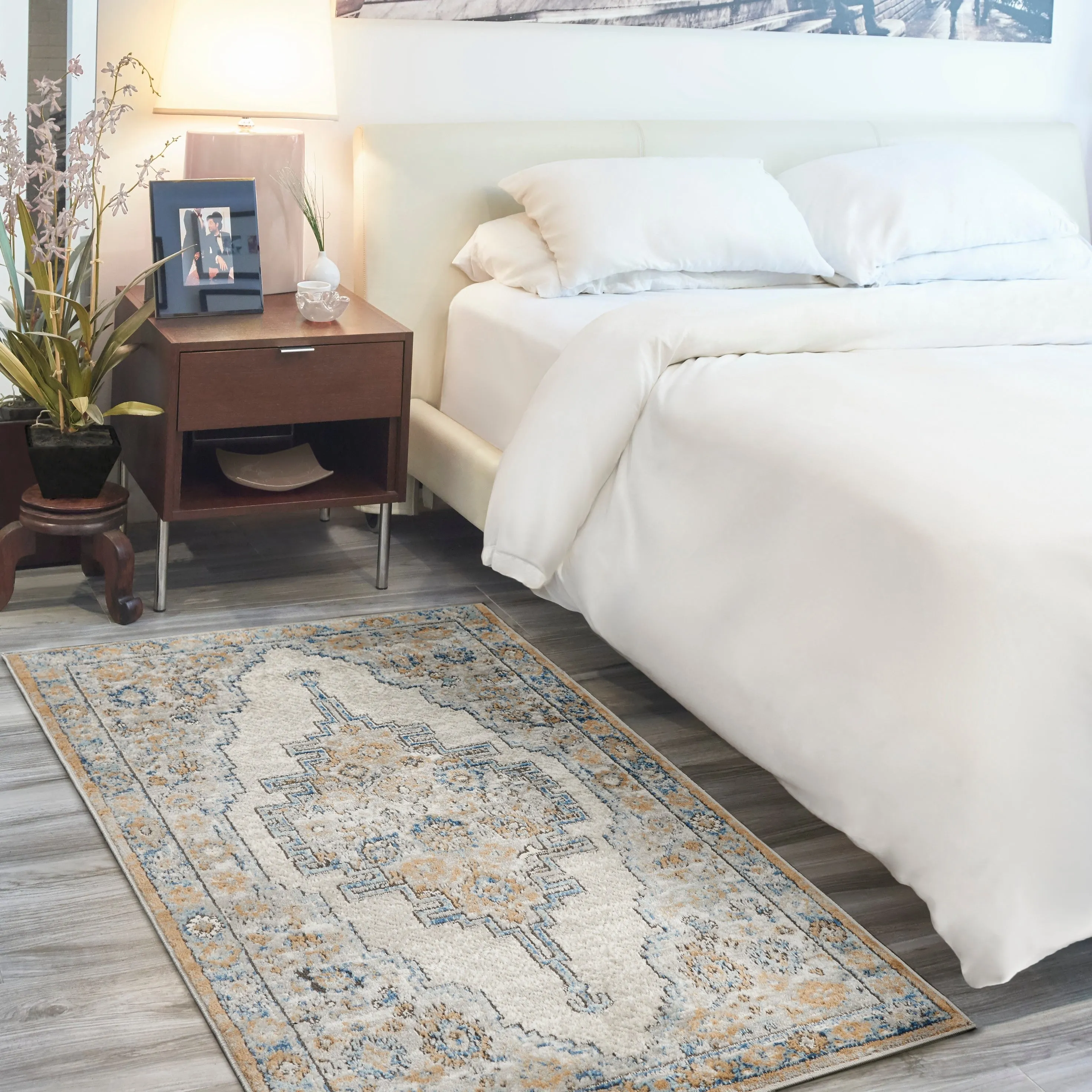 Nourison Concerto Traditional Persian Center Medallion Area Rug