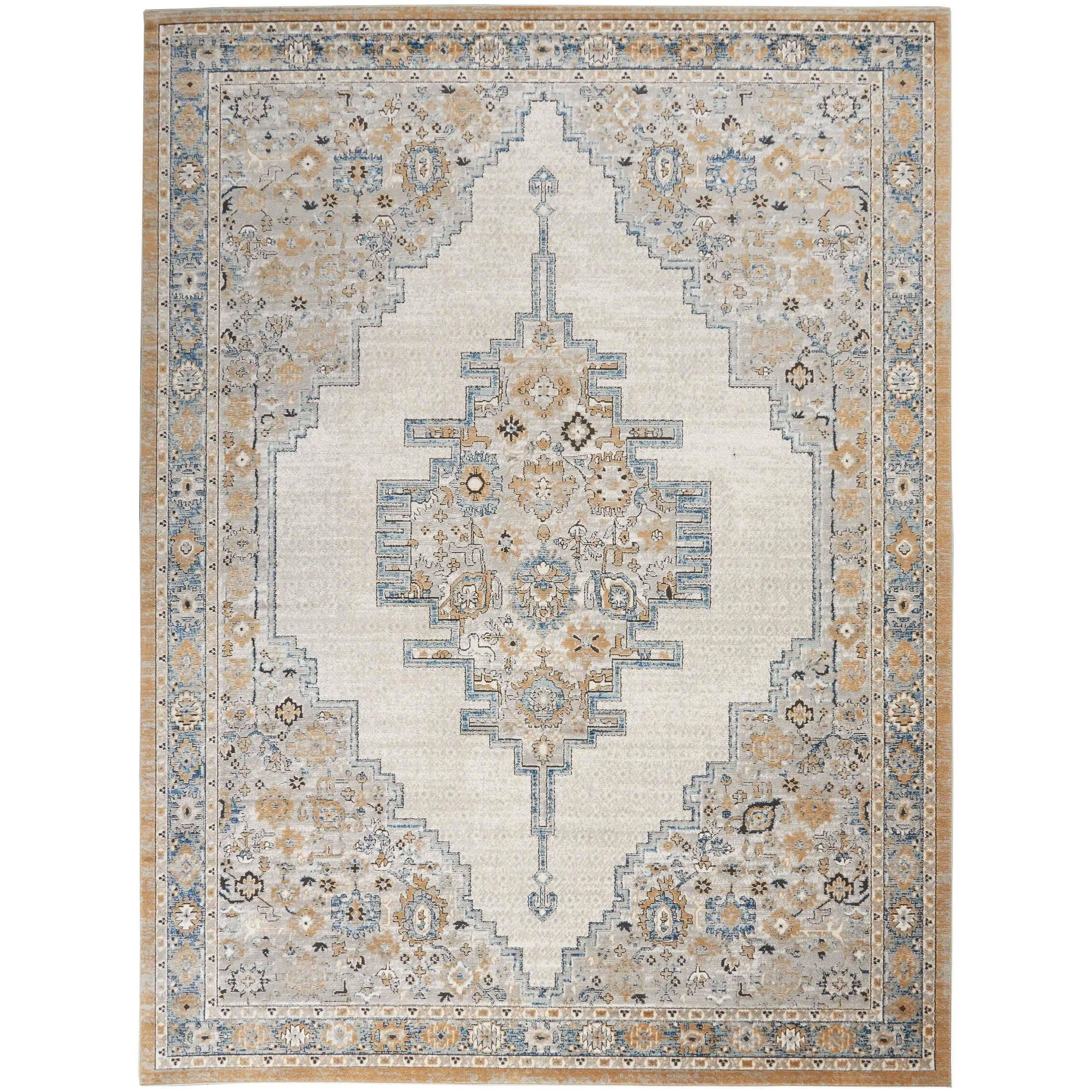 Nourison Concerto Traditional Persian Center Medallion Area Rug