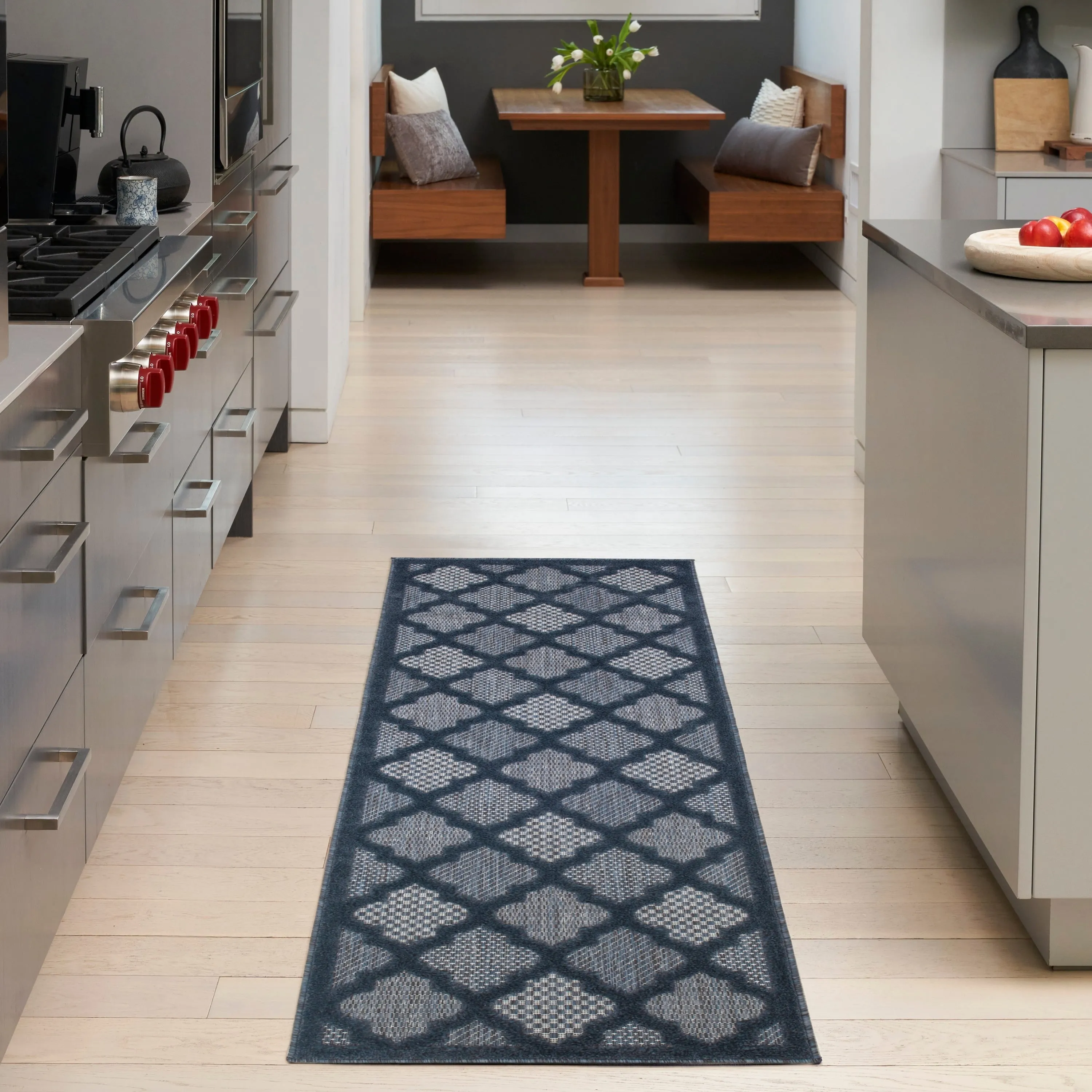 Nourison Easy Care Indoor/Outdoor Moroccan Trellis Area Rug