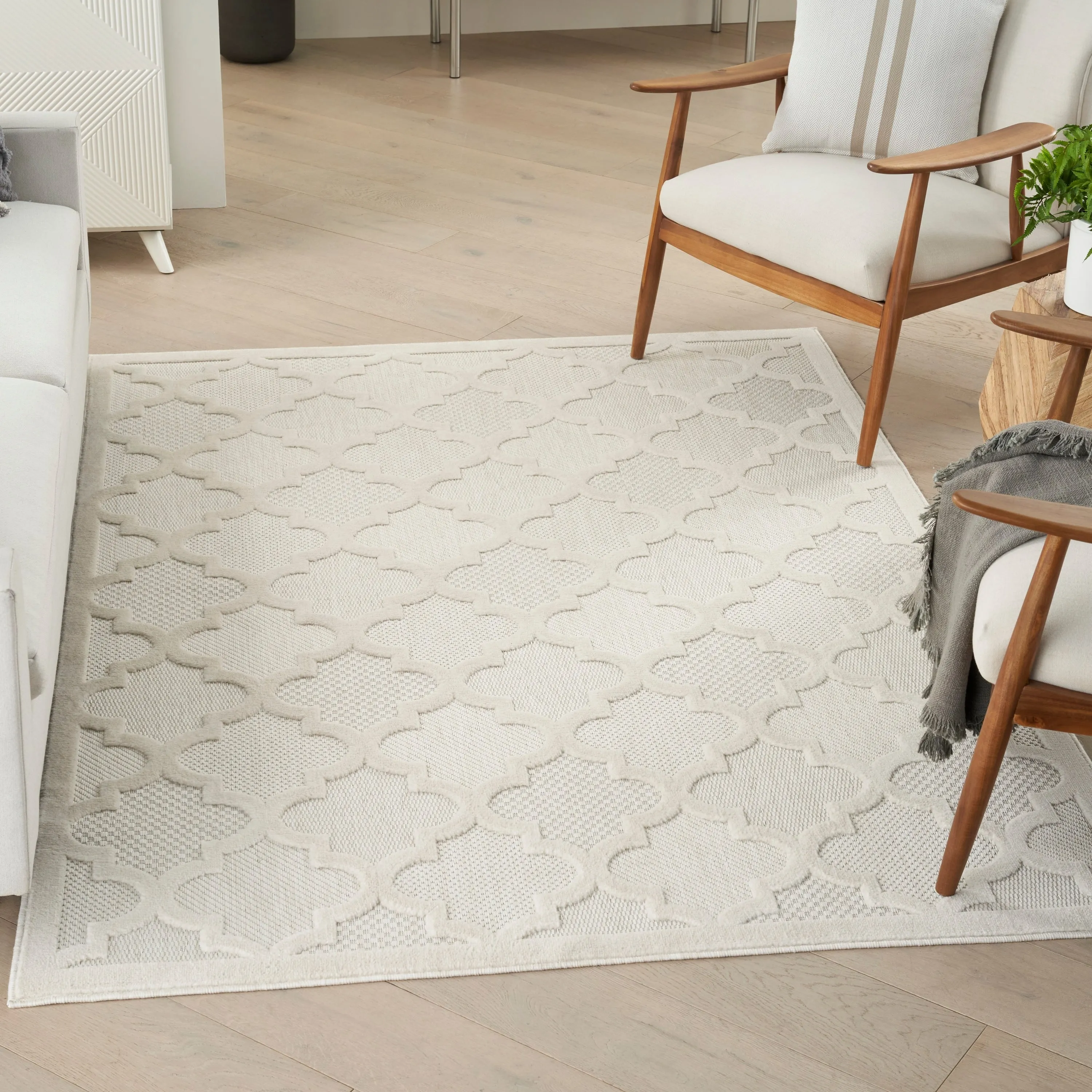 Nourison Easy Care Indoor/Outdoor Moroccan Trellis Area Rug