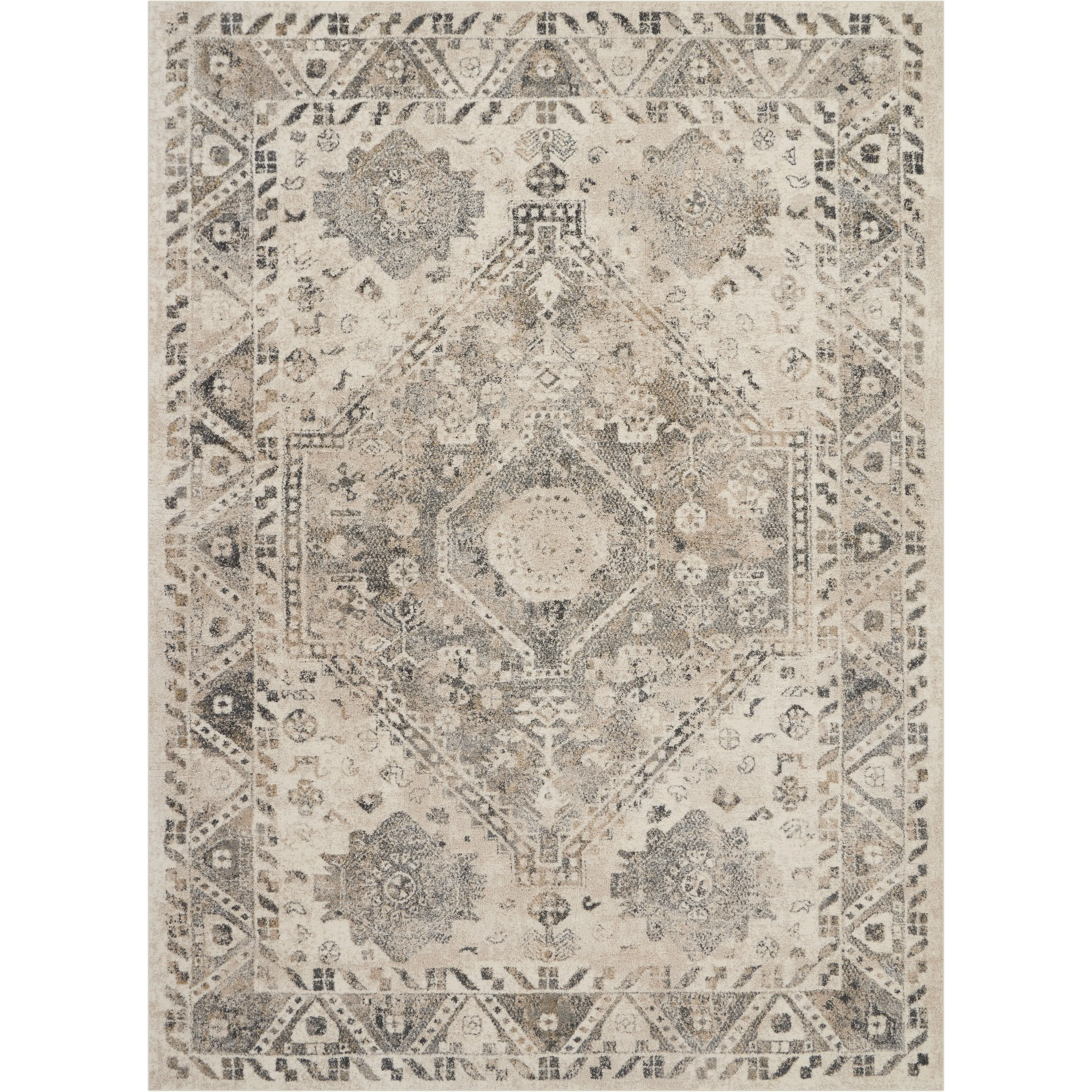 Nourison Fusion Vintage Distressed Area Rug