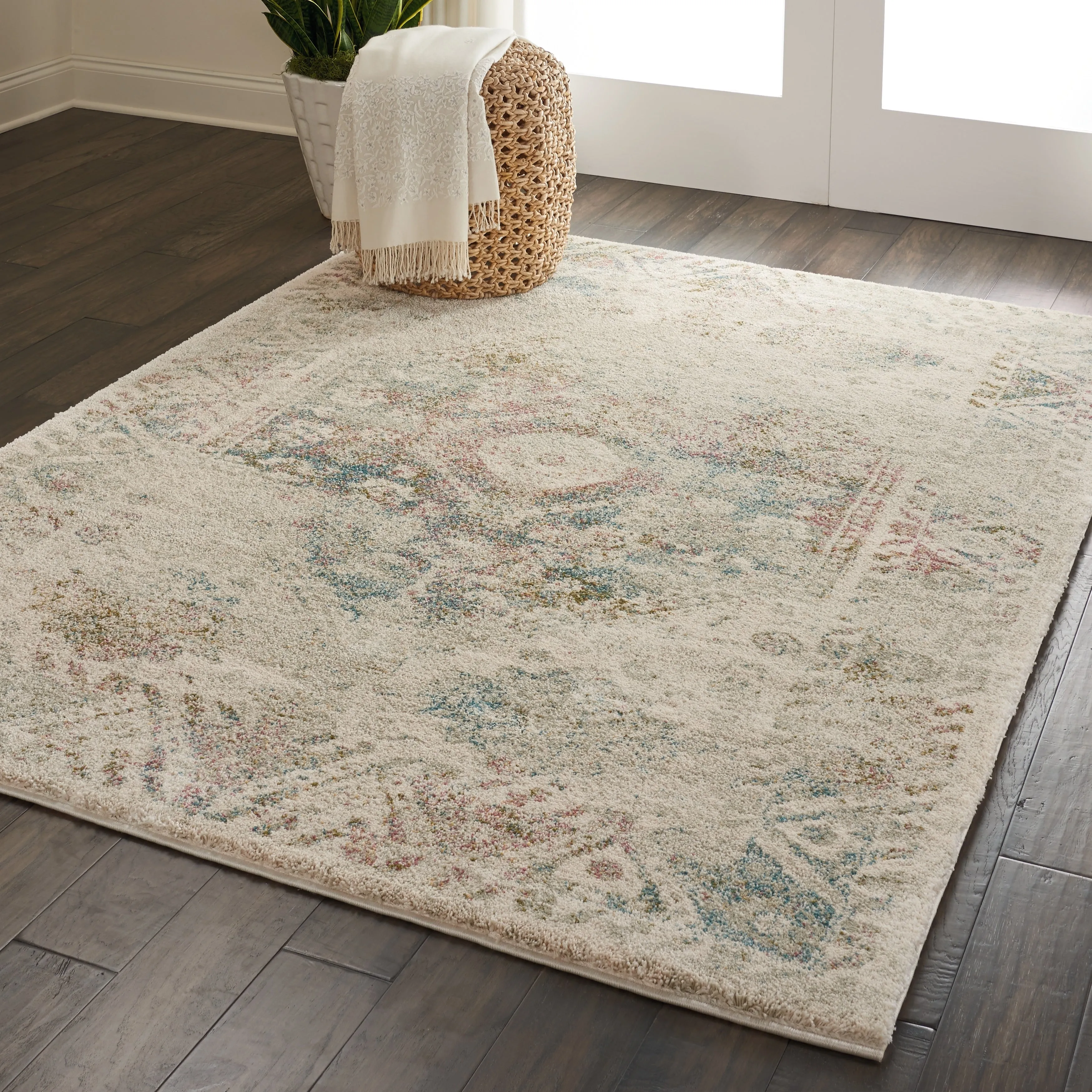 Nourison Fusion Vintage Distressed Area Rug