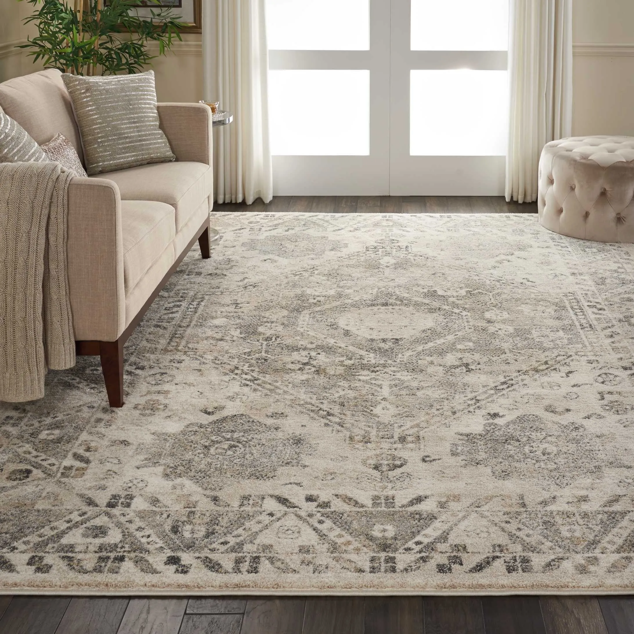 Nourison Fusion Vintage Distressed Area Rug