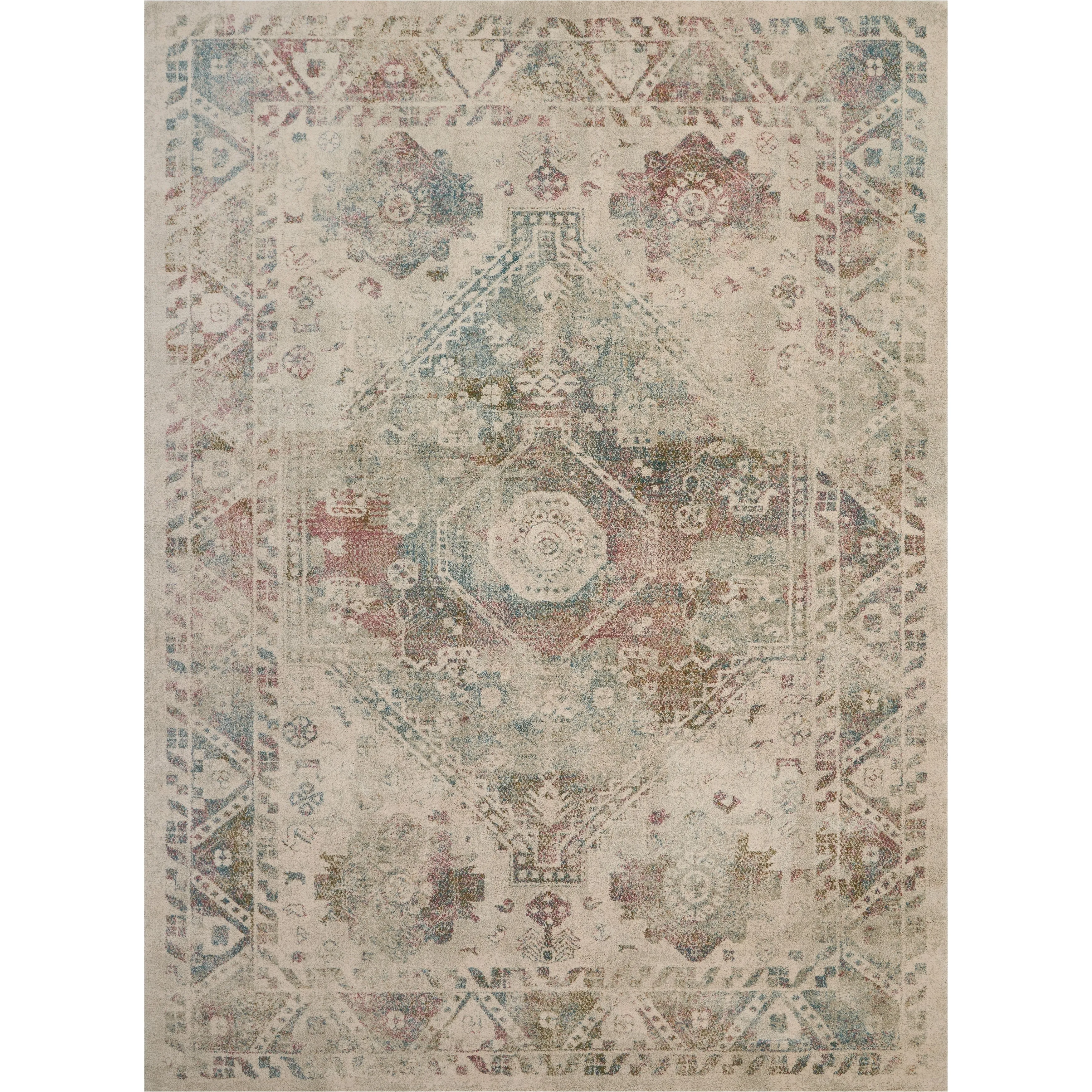 Nourison Fusion Vintage Distressed Area Rug