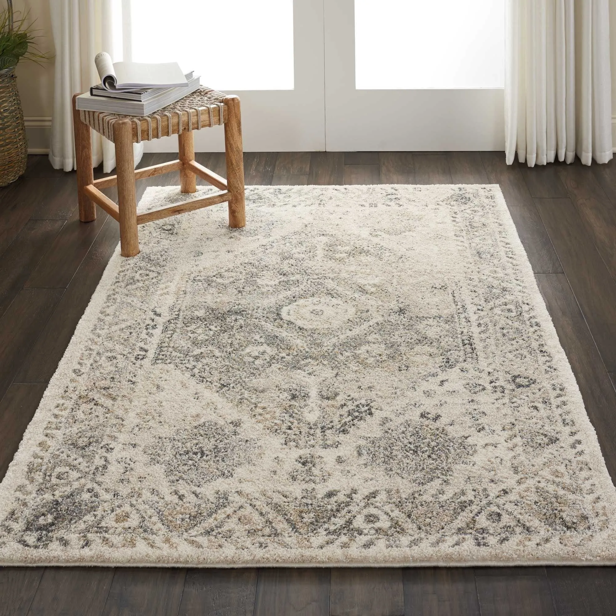 Nourison Fusion Vintage Distressed Area Rug