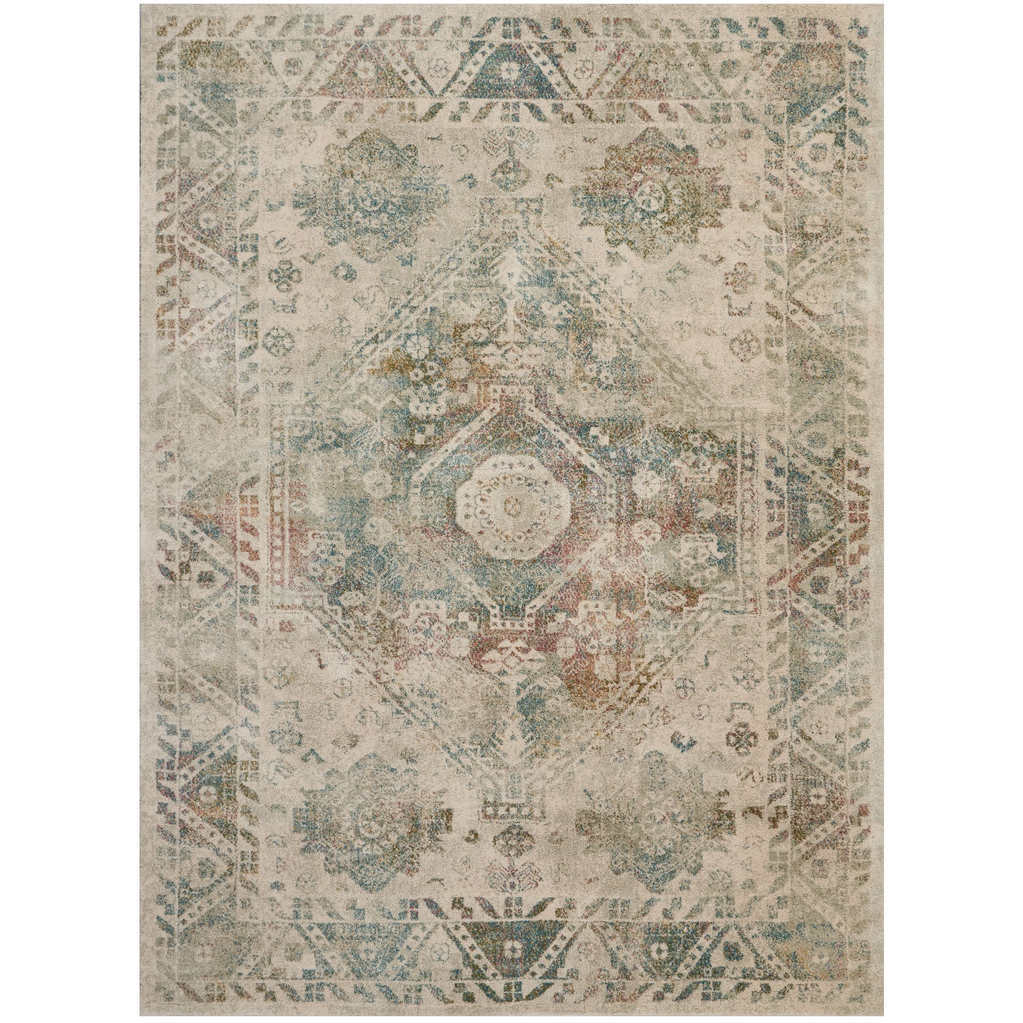 Nourison Fusion Vintage Distressed Area Rug