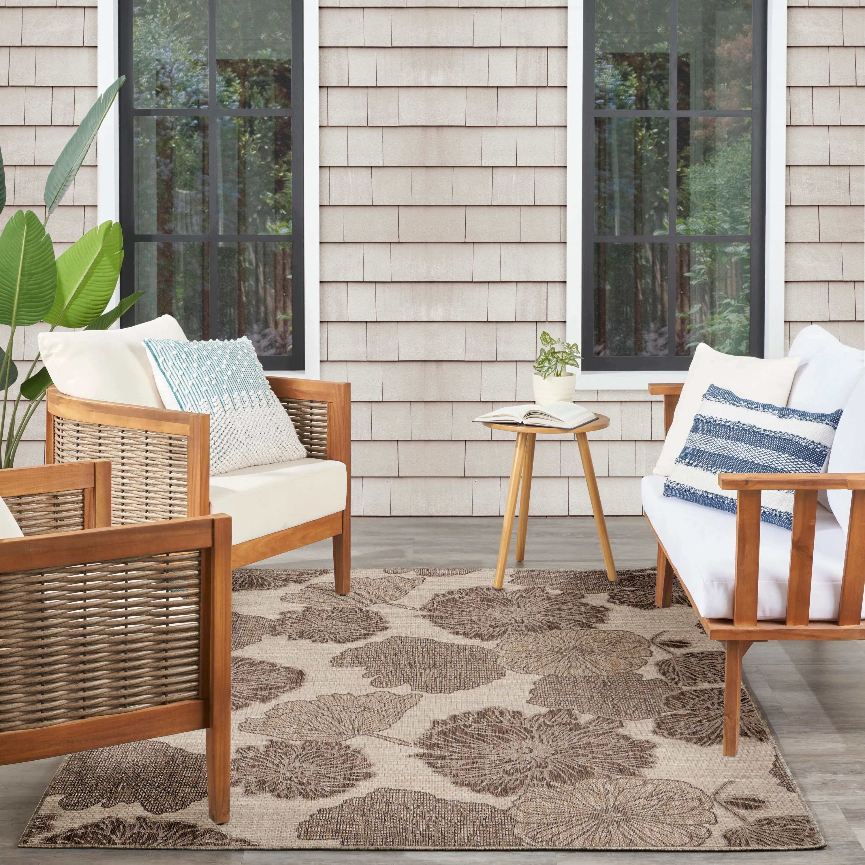 Nourison Garden Oasis Indoor/Outdoor Nature Area Rug