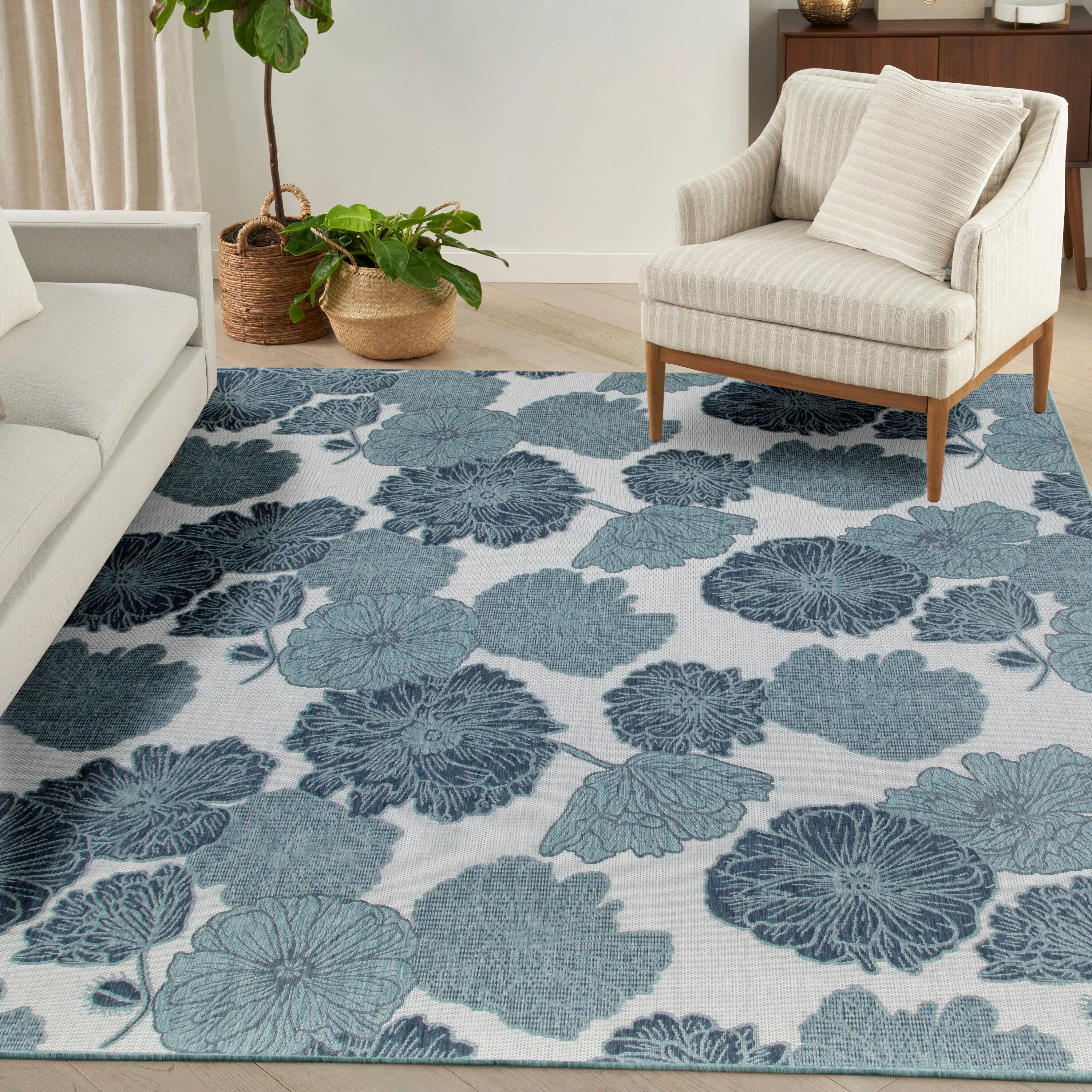 Nourison Garden Oasis Indoor/Outdoor Nature Area Rug