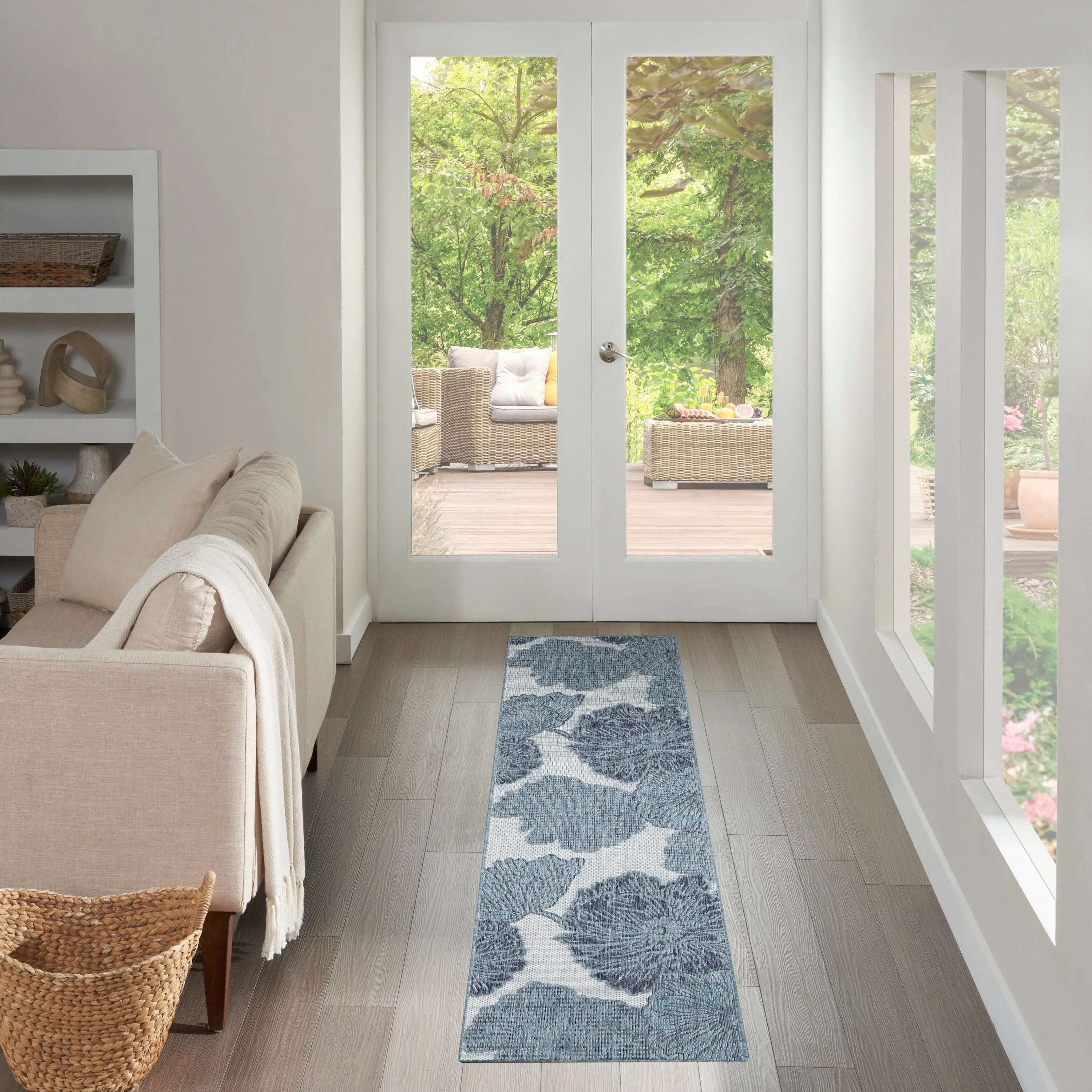 Nourison Garden Oasis Indoor/Outdoor Nature Area Rug
