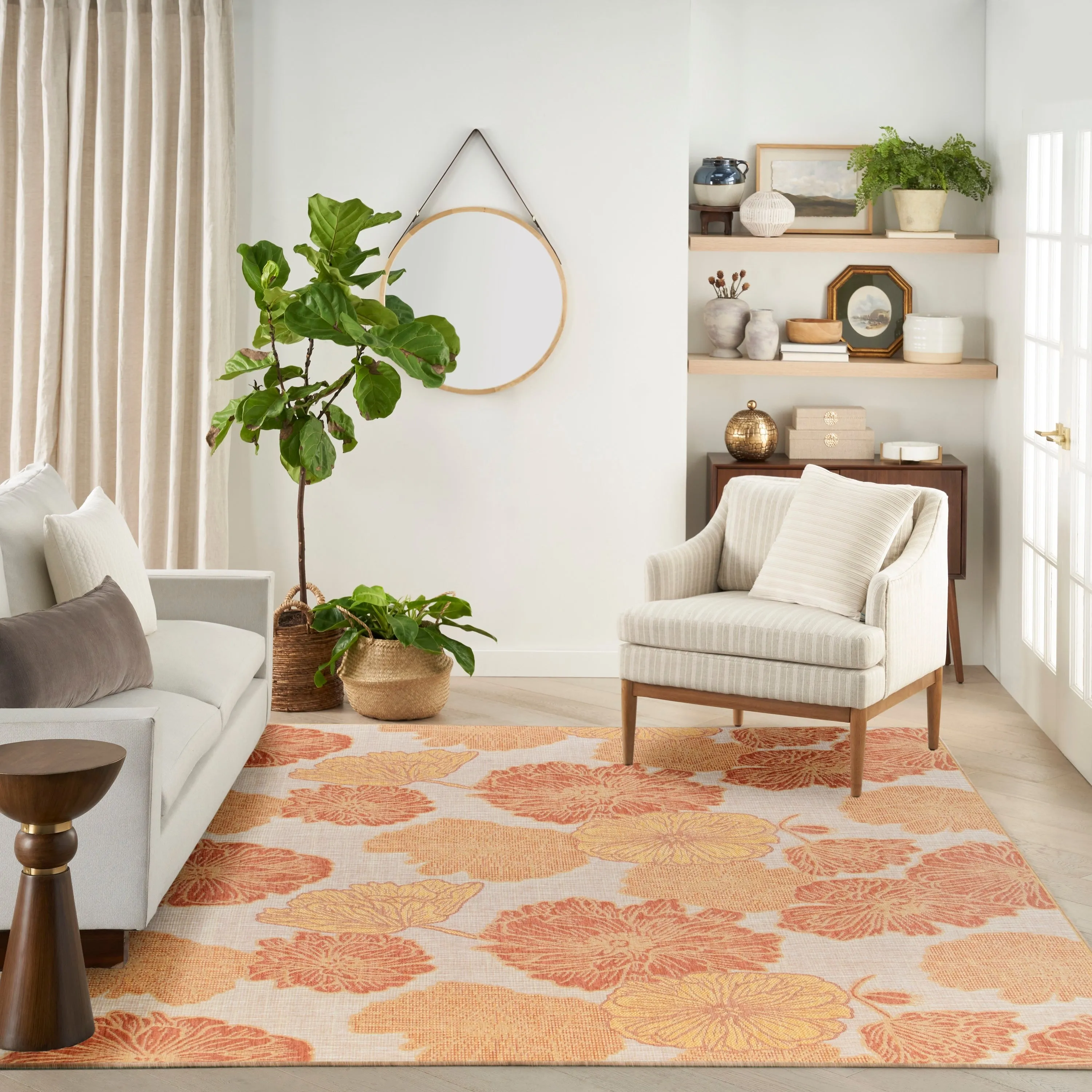 Nourison Garden Oasis Indoor/Outdoor Nature Area Rug