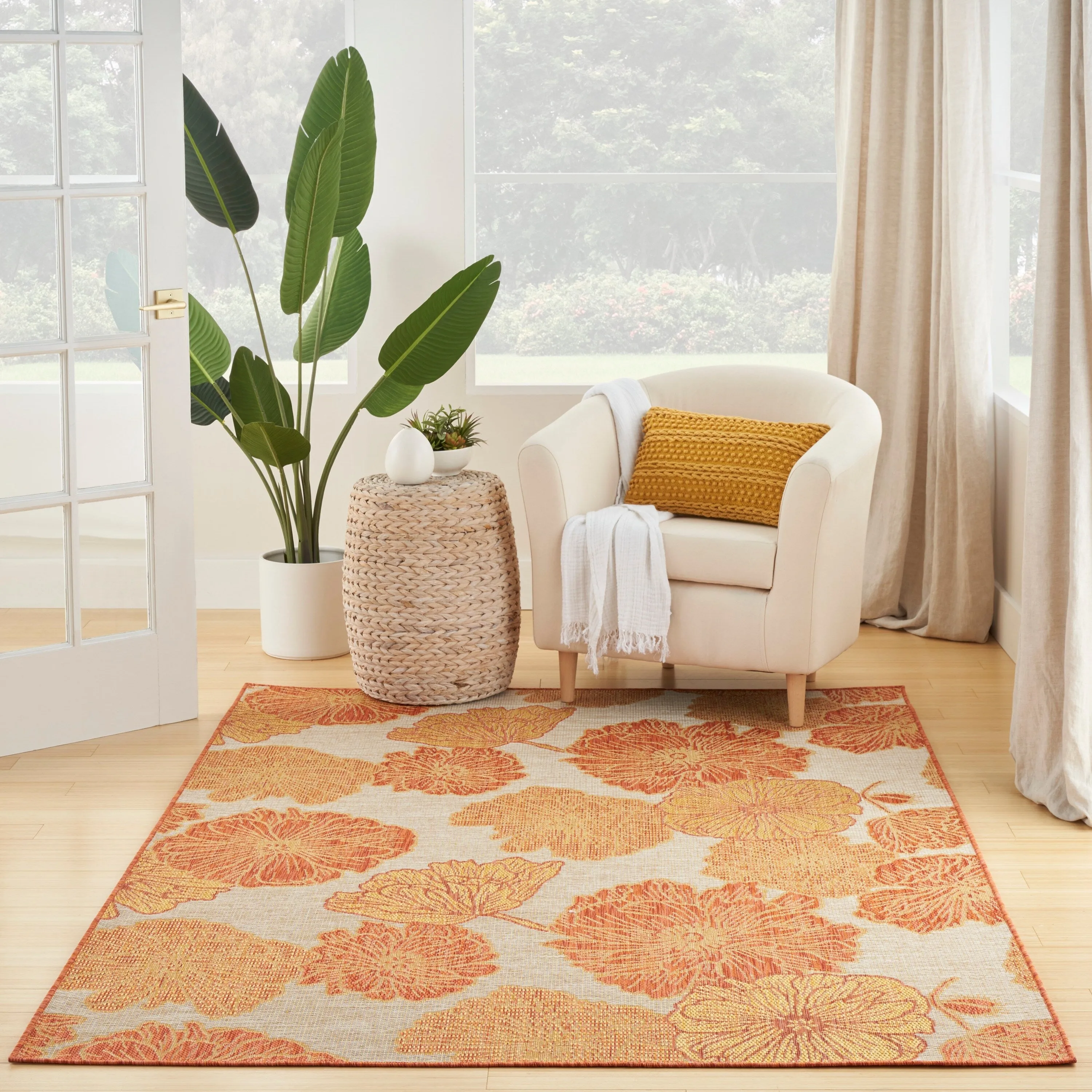 Nourison Garden Oasis Indoor/Outdoor Nature Area Rug