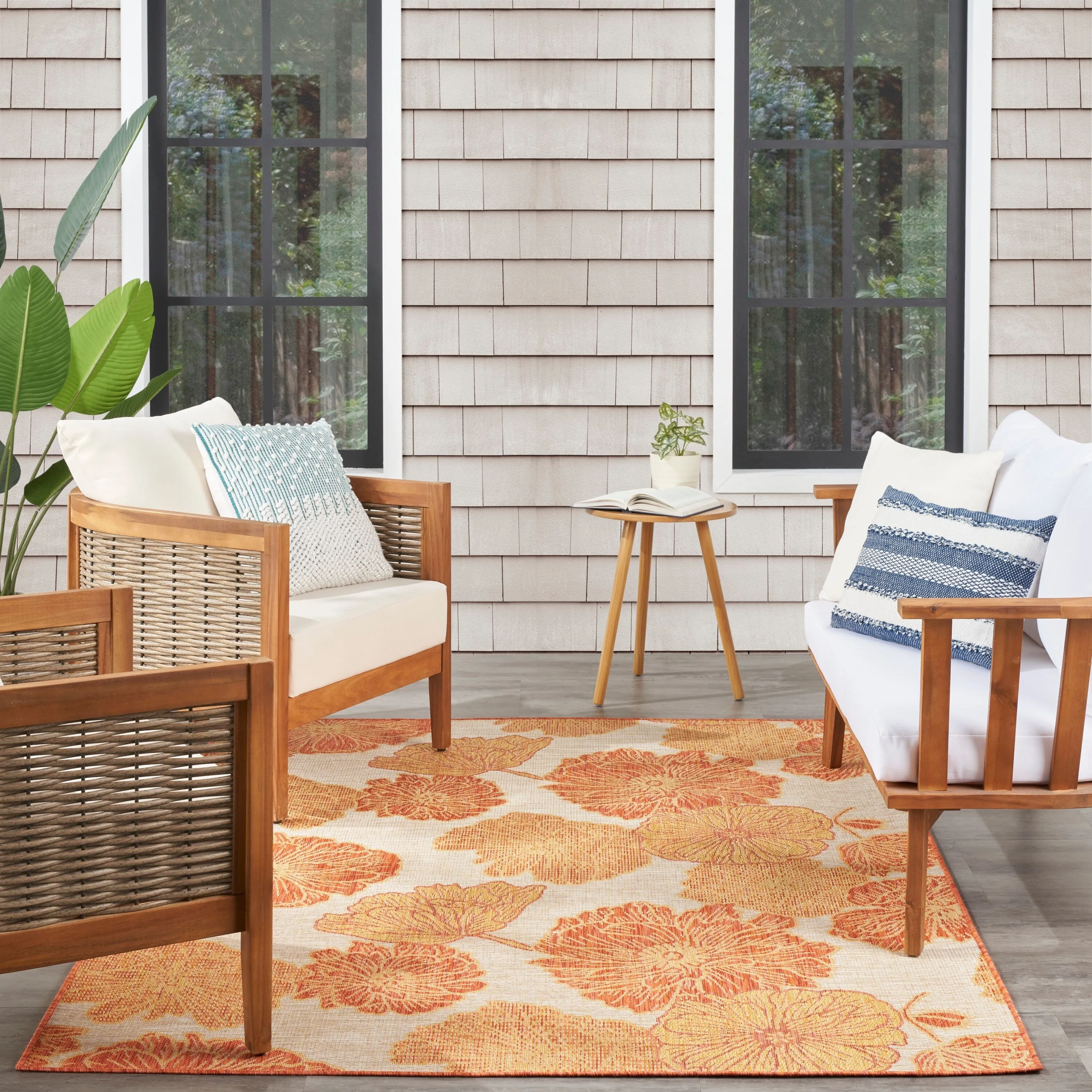 Nourison Garden Oasis Indoor/Outdoor Nature Area Rug