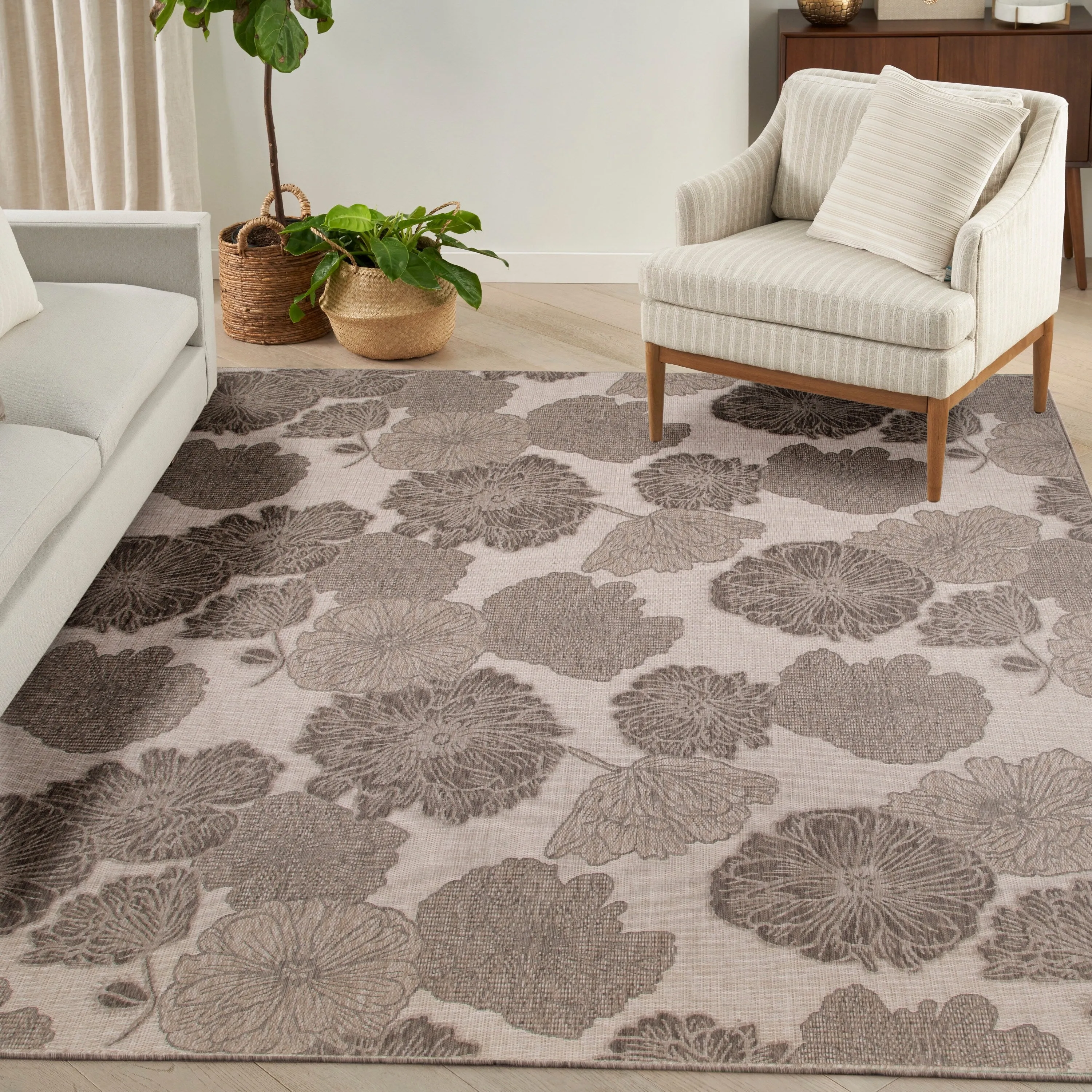 Nourison Garden Oasis Indoor/Outdoor Nature Area Rug
