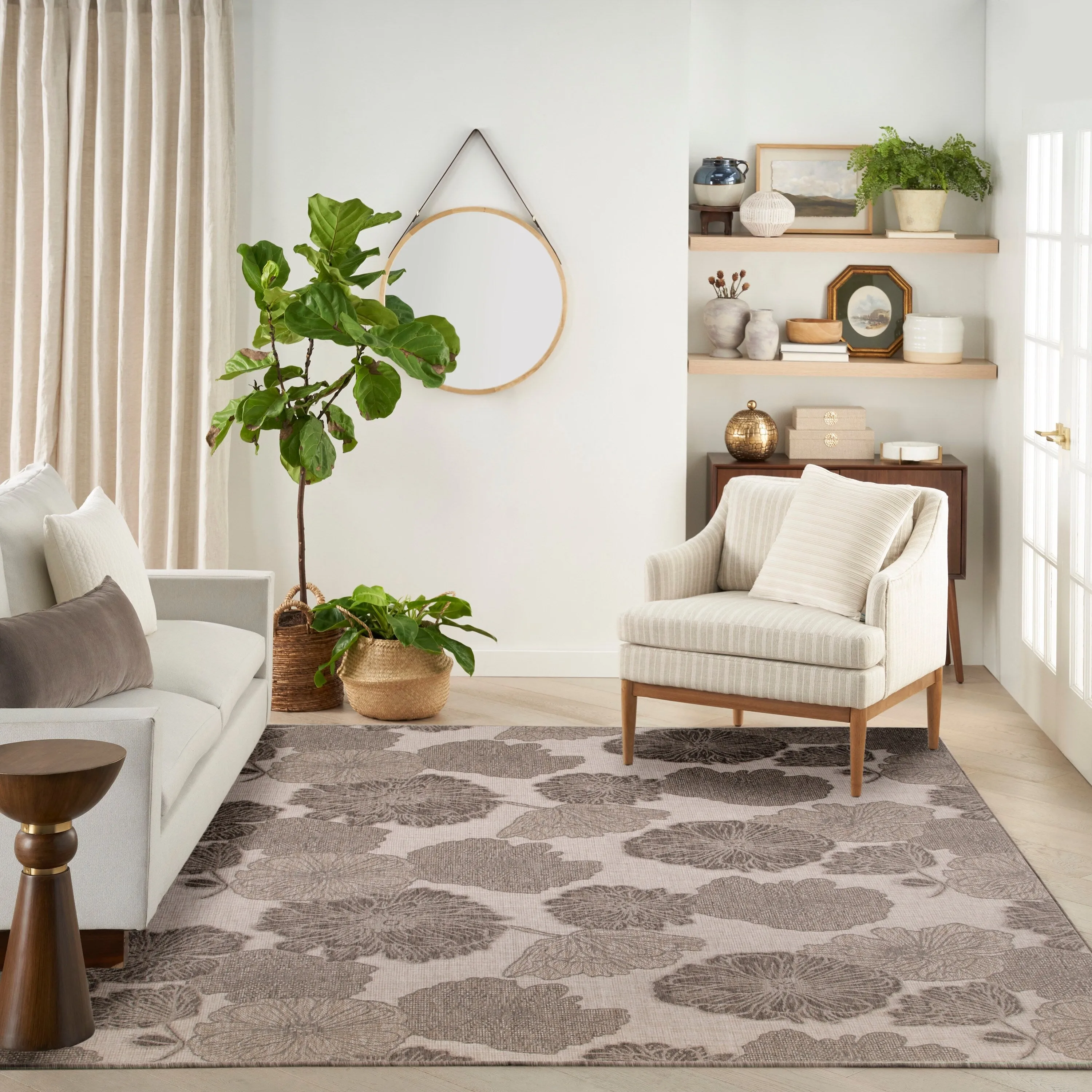 Nourison Garden Oasis Indoor/Outdoor Nature Area Rug