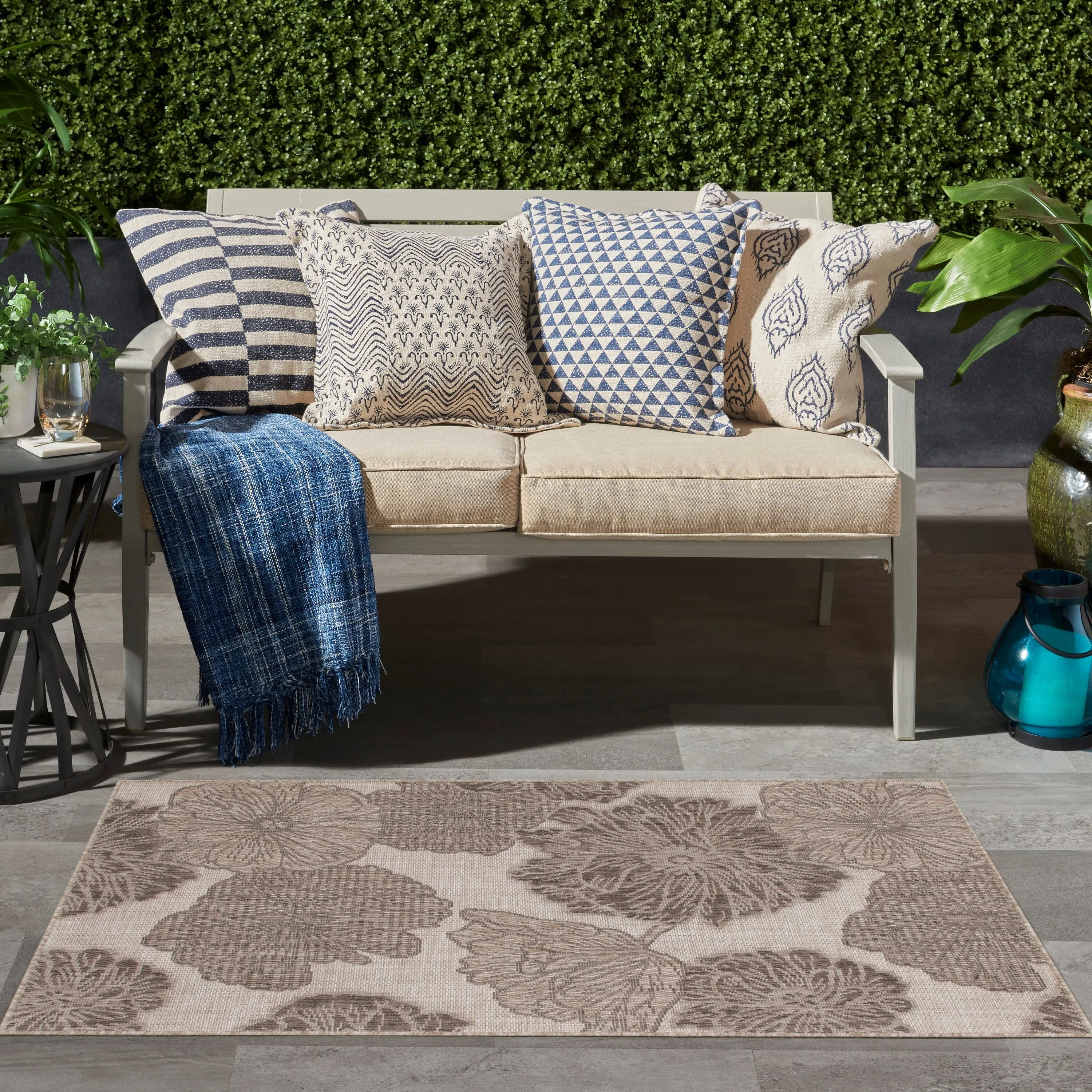 Nourison Garden Oasis Indoor/Outdoor Nature Area Rug