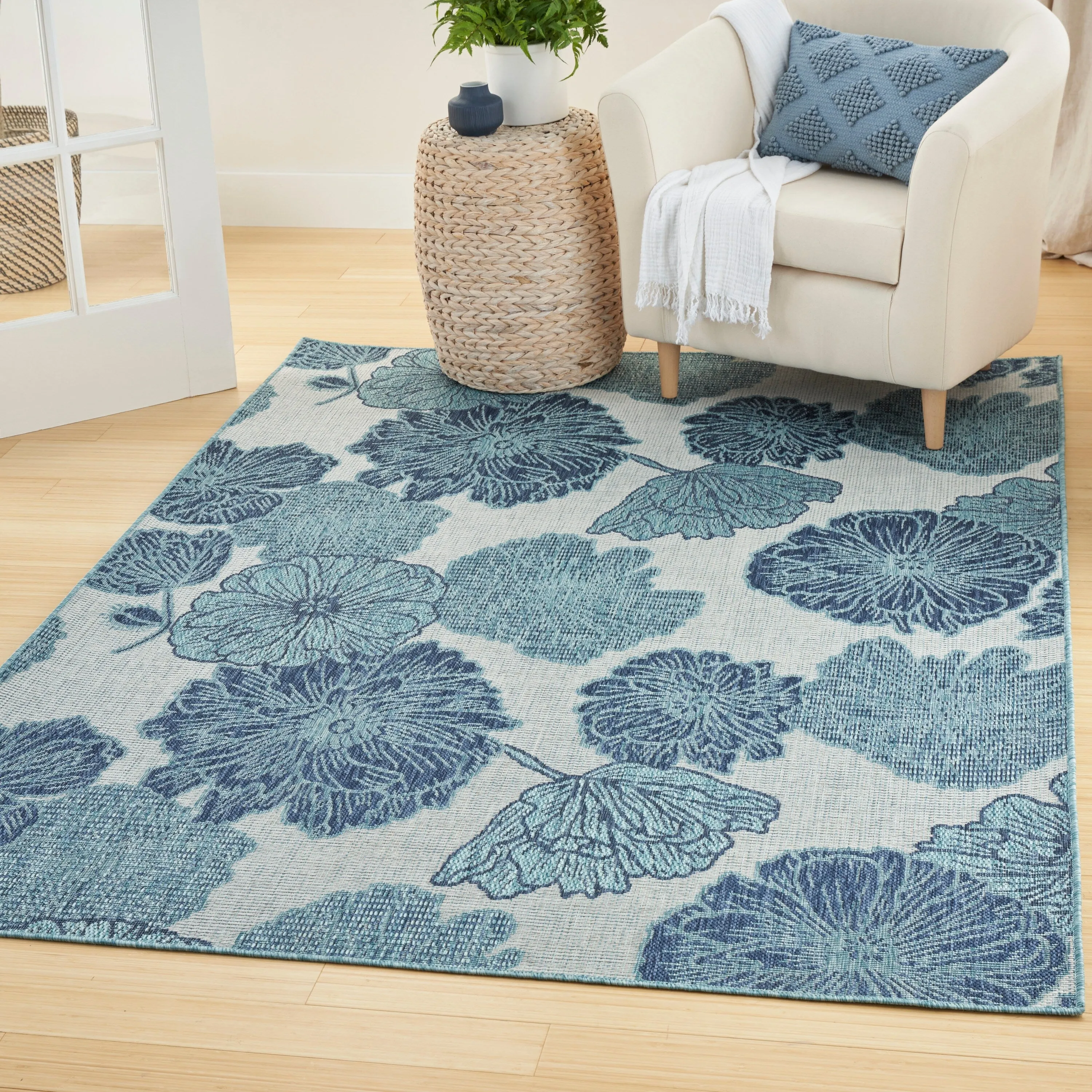 Nourison Garden Oasis Indoor/Outdoor Nature Area Rug