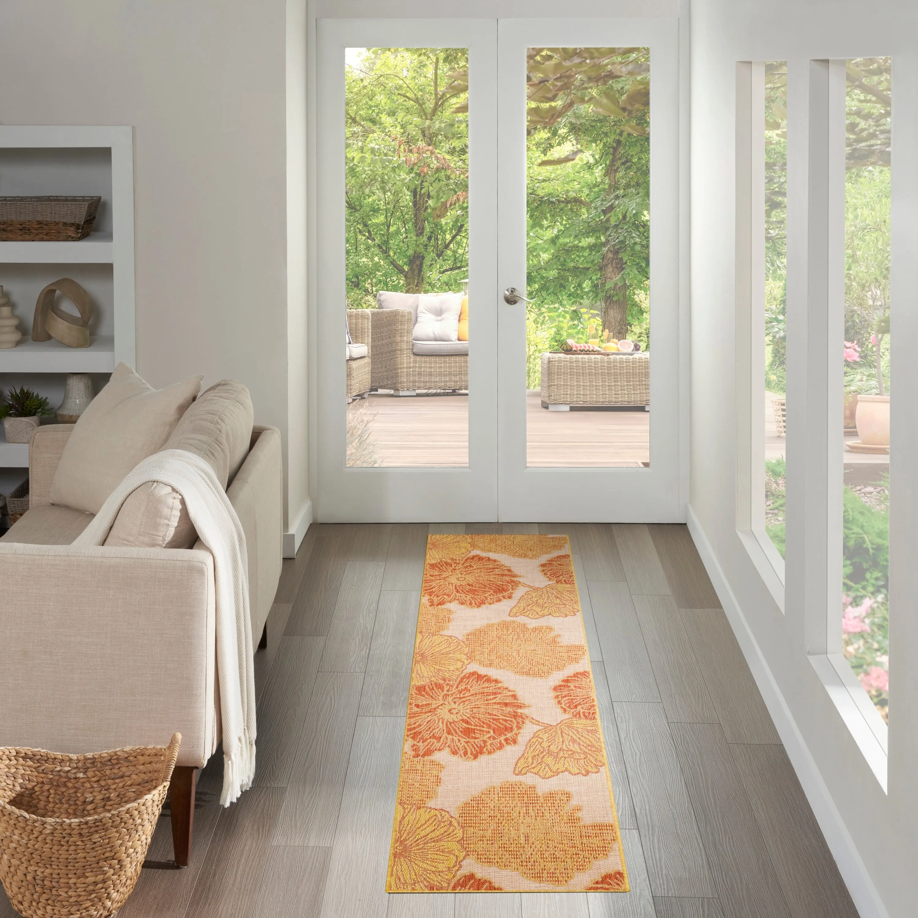 Nourison Garden Oasis Indoor/Outdoor Nature Area Rug