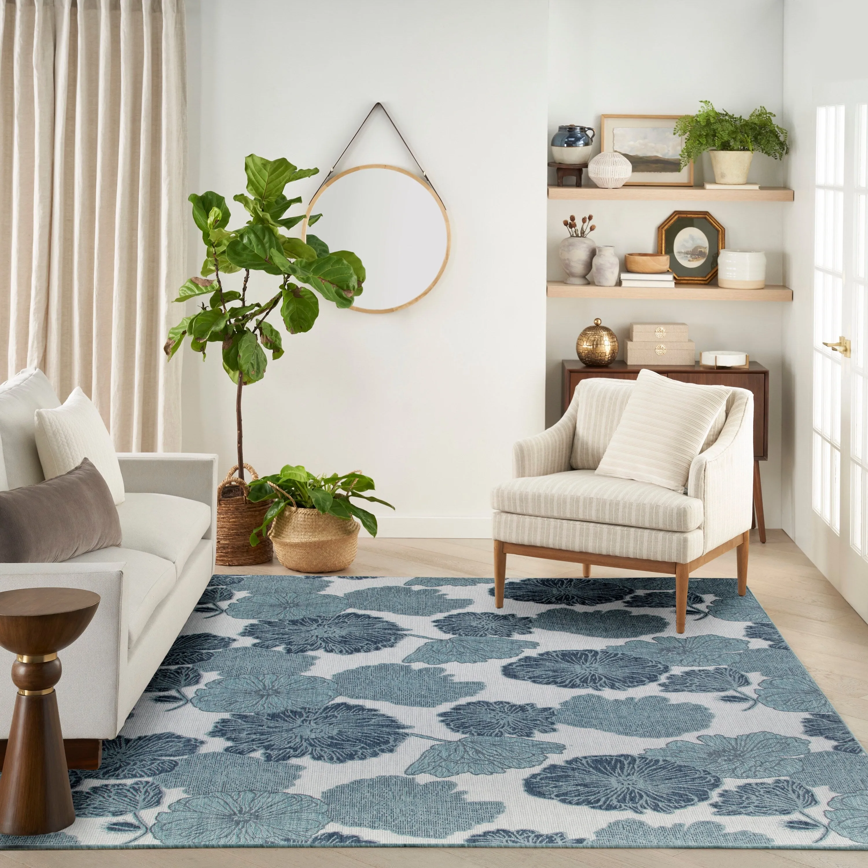Nourison Garden Oasis Indoor/Outdoor Nature Area Rug