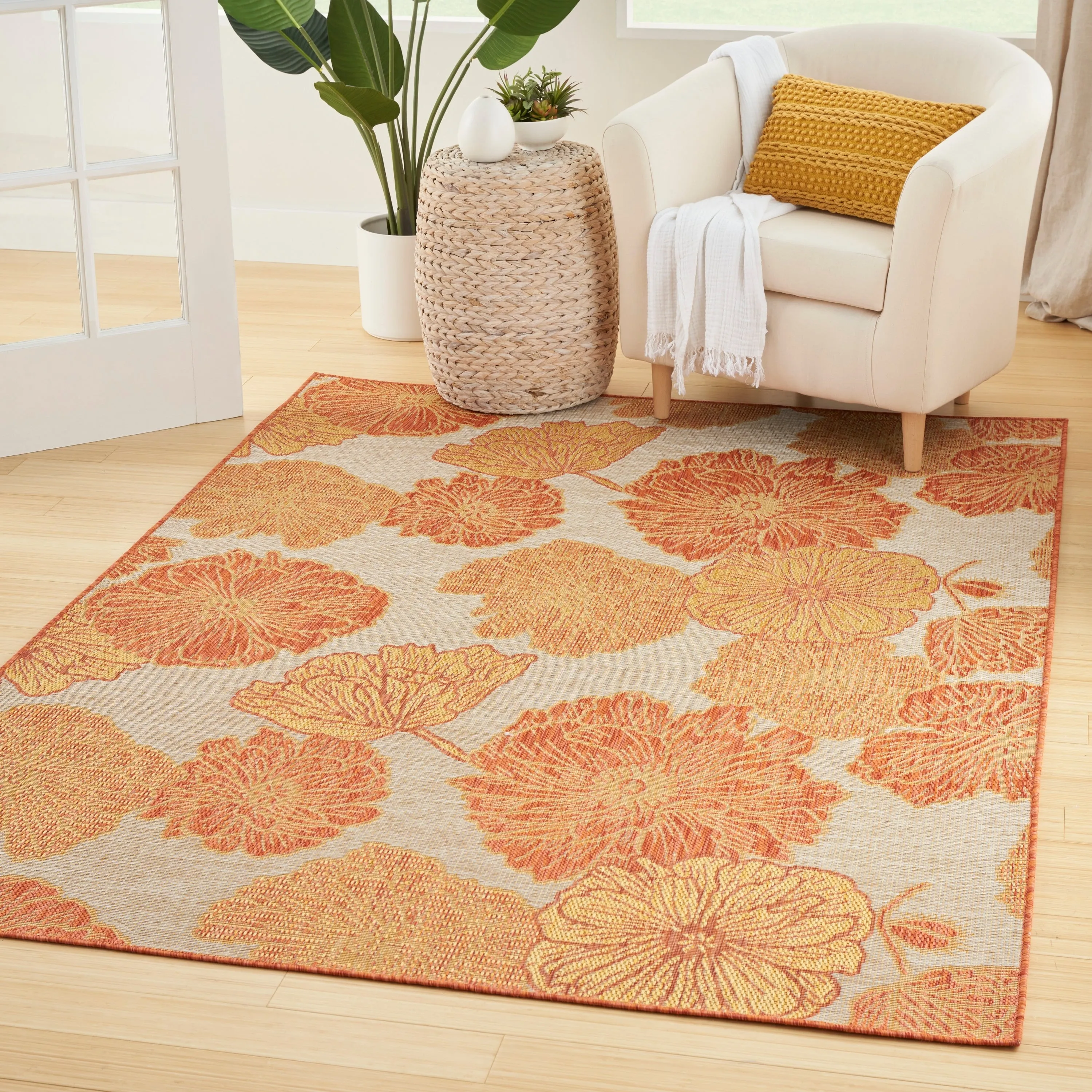 Nourison Garden Oasis Indoor/Outdoor Nature Area Rug