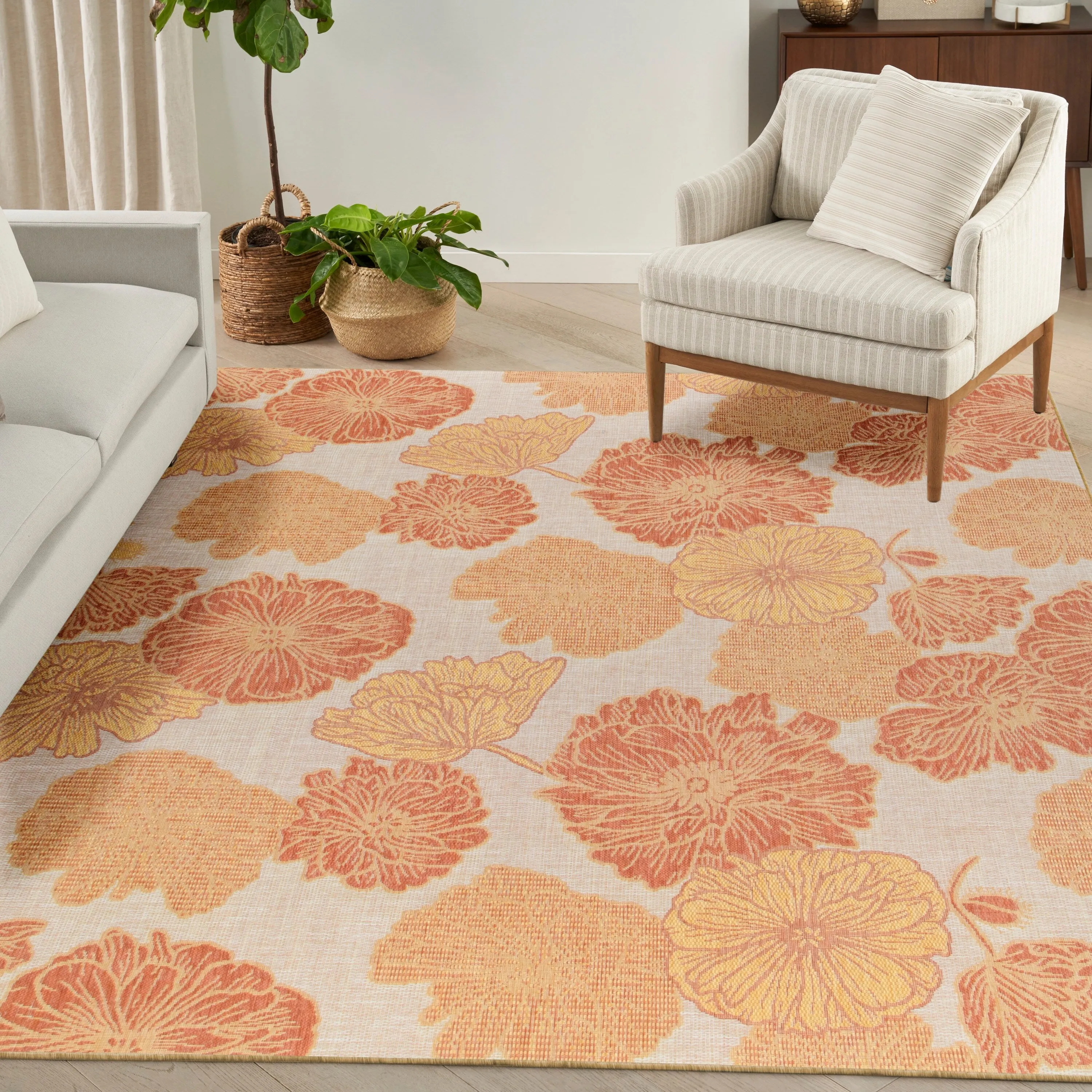 Nourison Garden Oasis Indoor/Outdoor Nature Area Rug