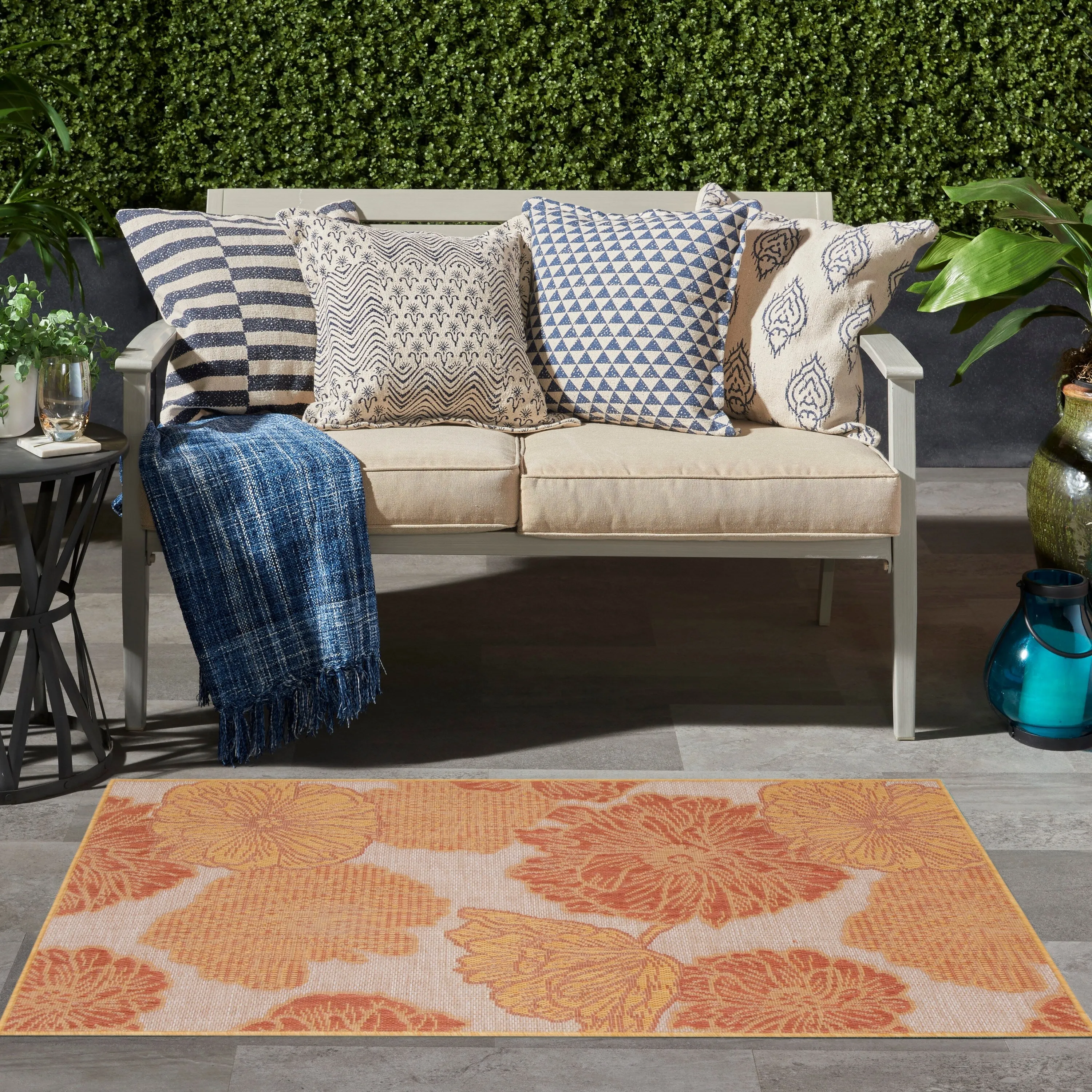 Nourison Garden Oasis Indoor/Outdoor Nature Area Rug