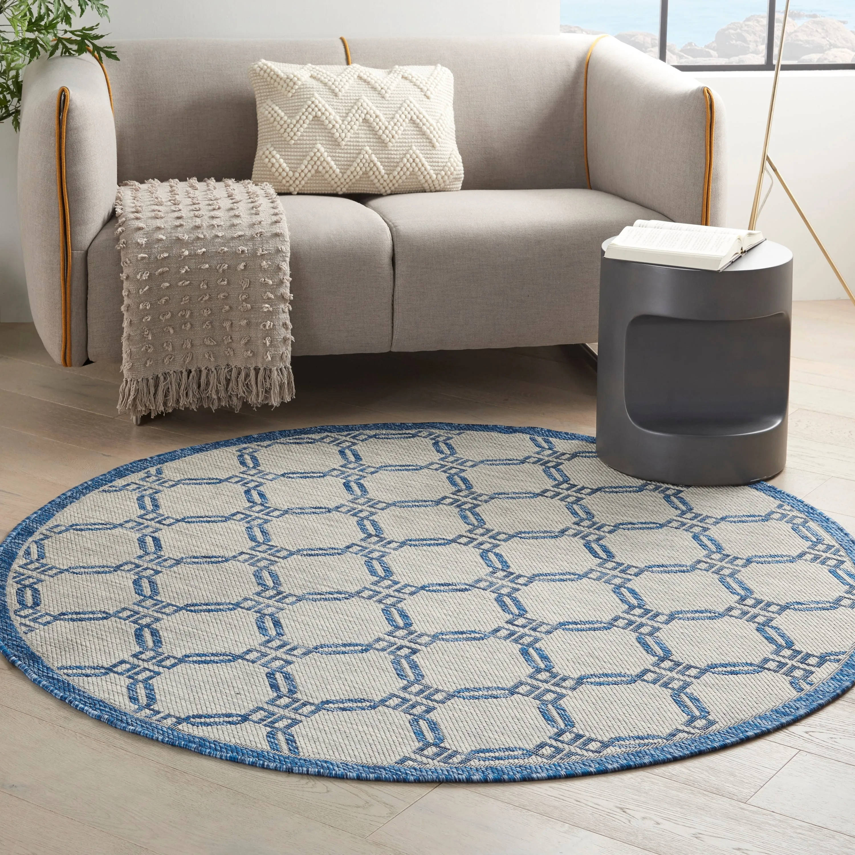 Nourison Garden Party Geometric Casual Indoor/Outdoor Area Rug