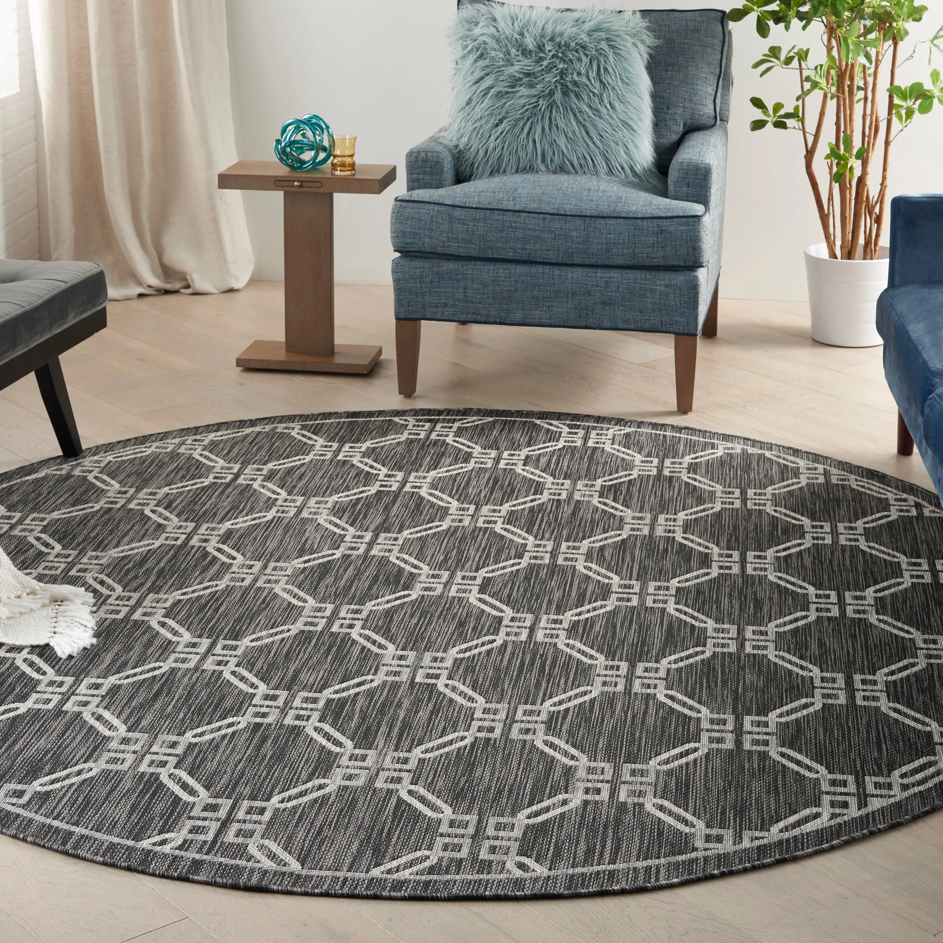 Nourison Garden Party Geometric Casual Indoor/Outdoor Area Rug