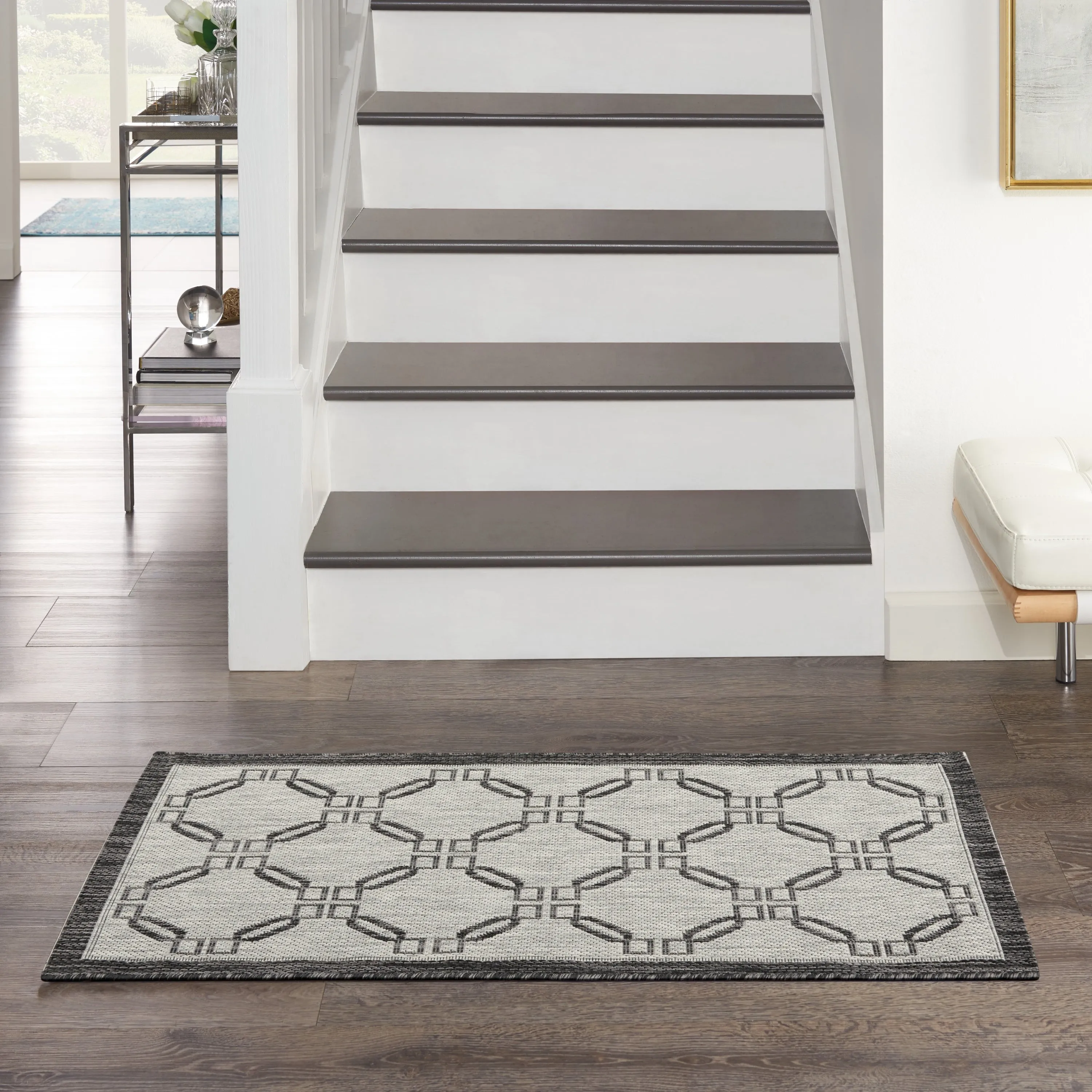 Nourison Garden Party Geometric Casual Indoor/Outdoor Area Rug