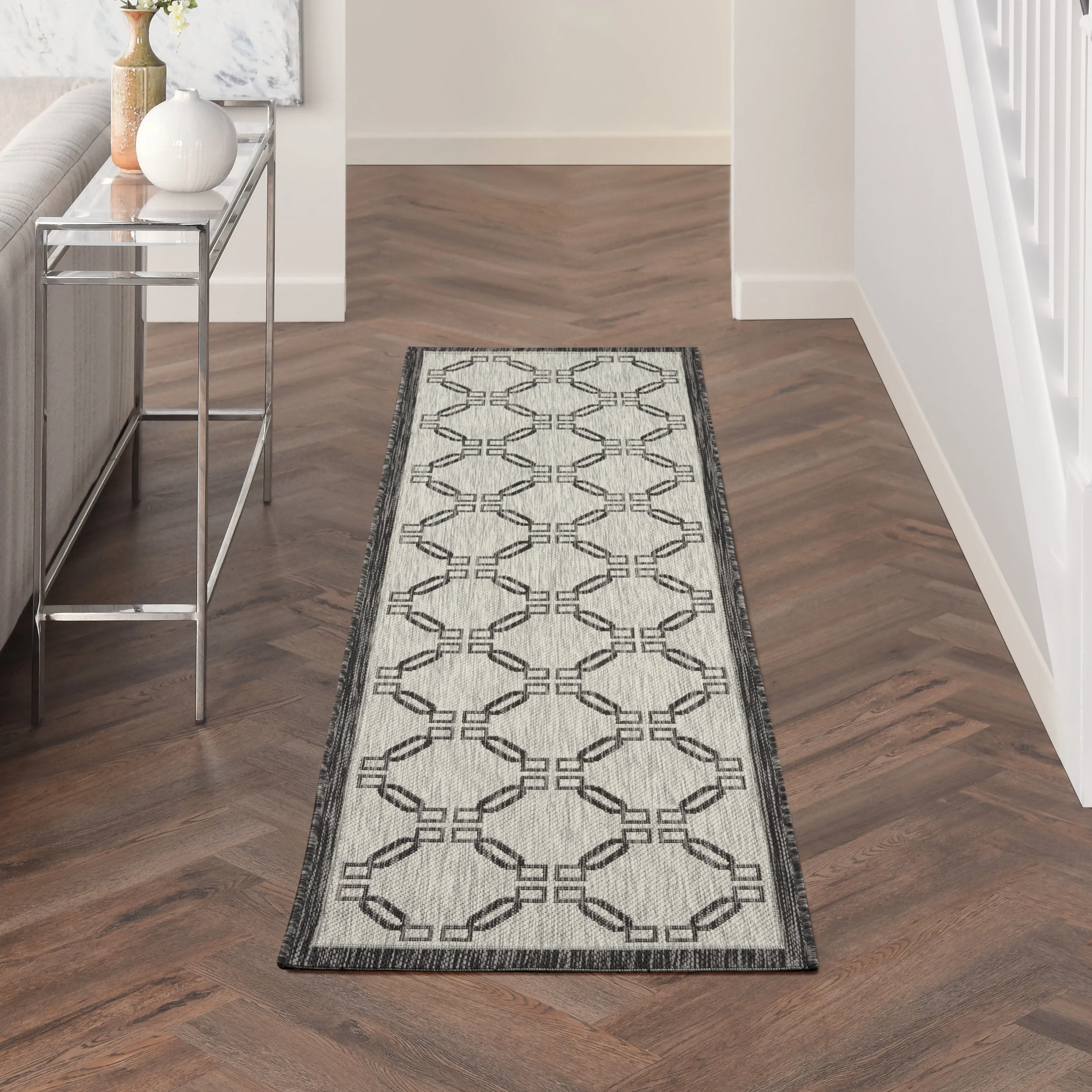 Nourison Garden Party Geometric Casual Indoor/Outdoor Area Rug