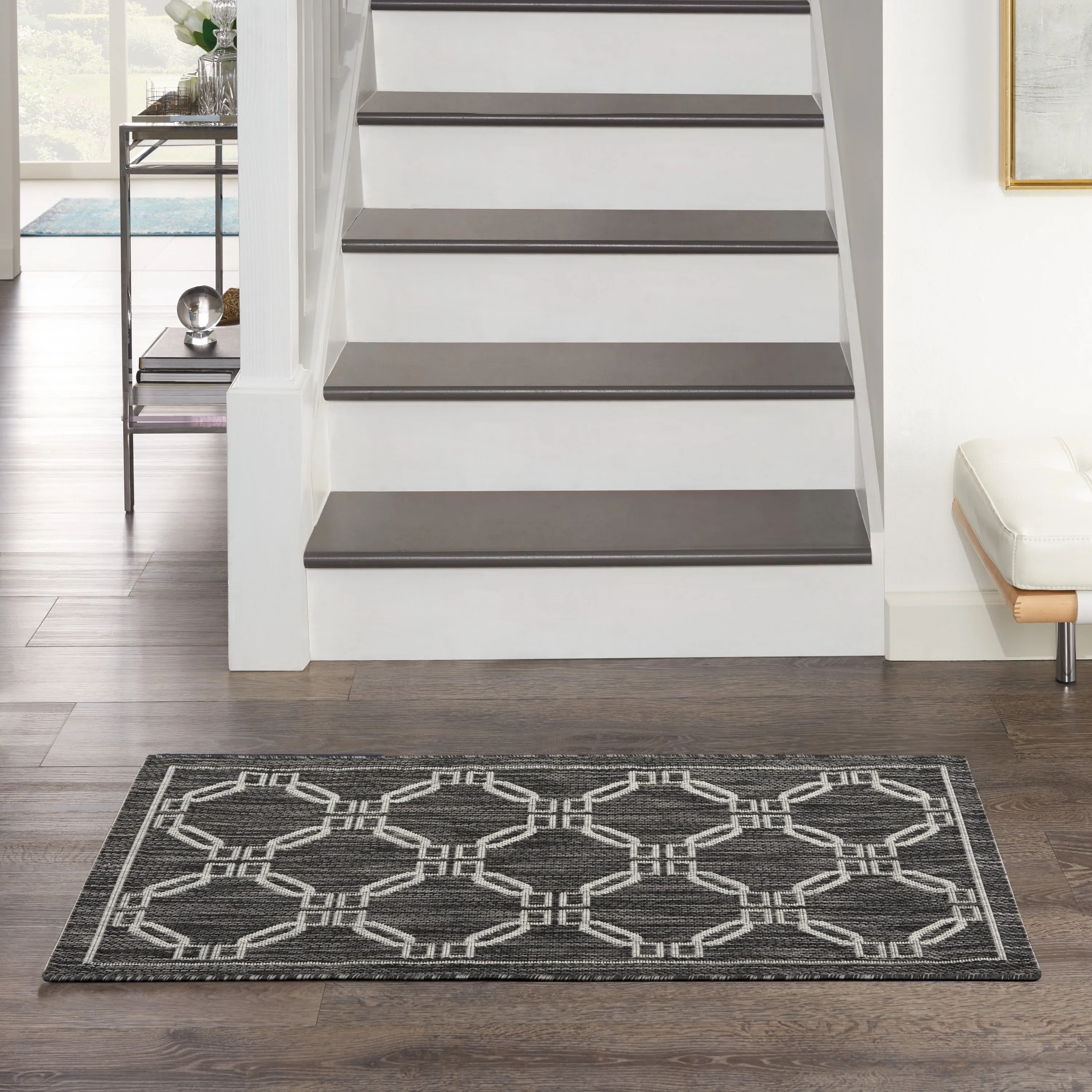 Nourison Garden Party Geometric Casual Indoor/Outdoor Area Rug
