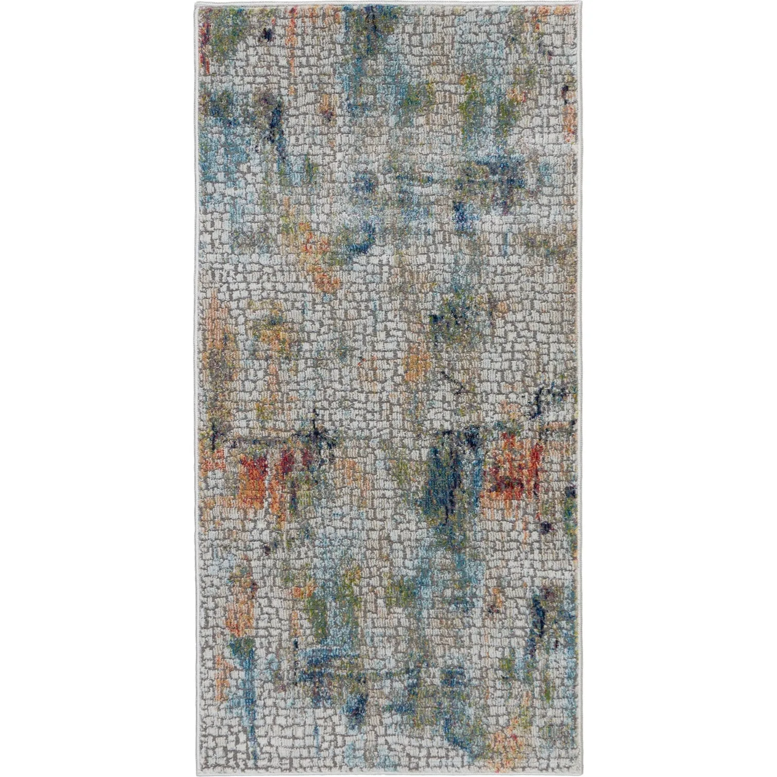 Nourison Global Vintage Textured Abstract Area Rug