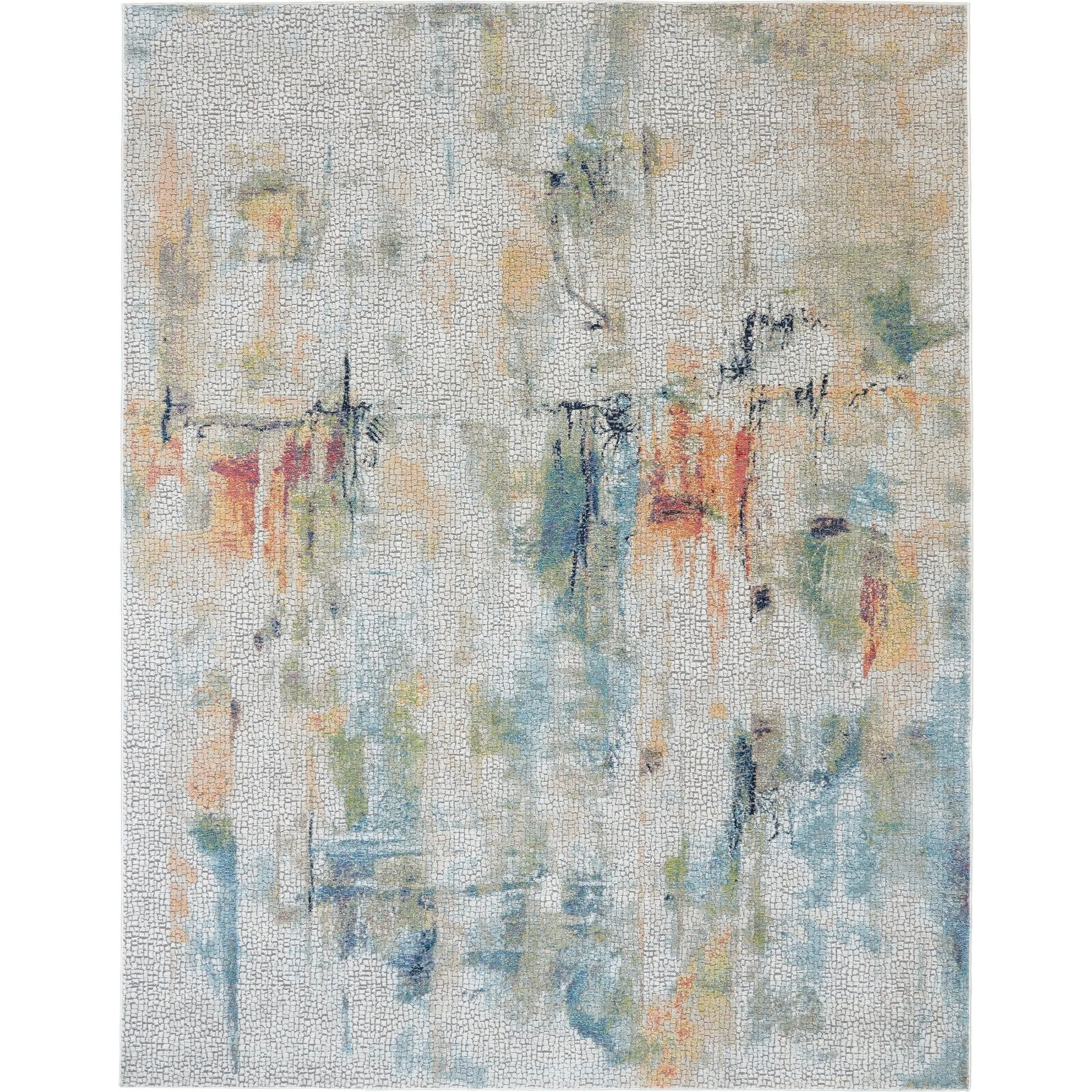 Nourison Global Vintage Textured Abstract Area Rug