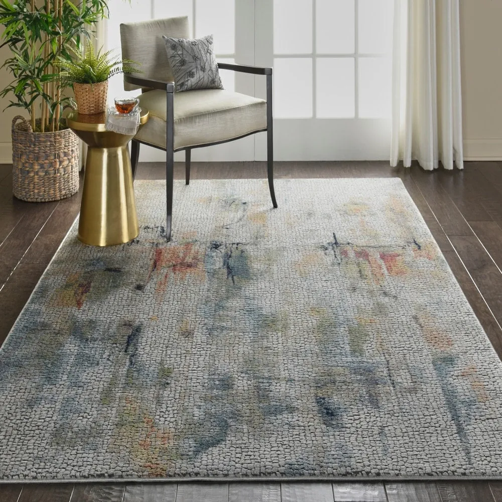 Nourison Global Vintage Textured Abstract Area Rug