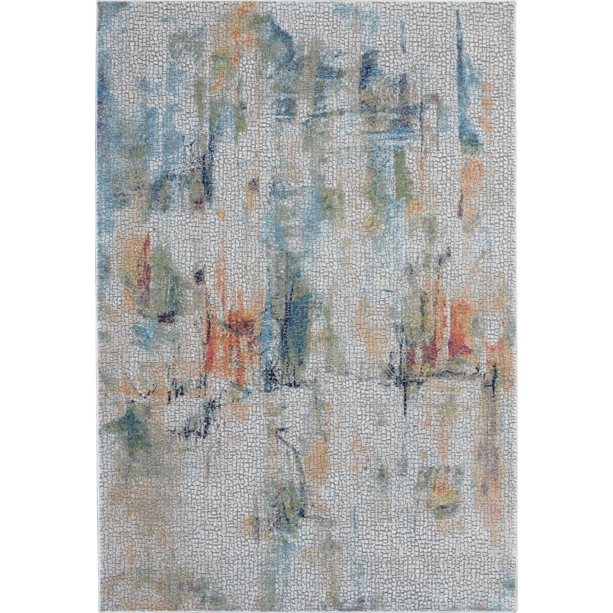 Nourison Global Vintage Textured Abstract Area Rug