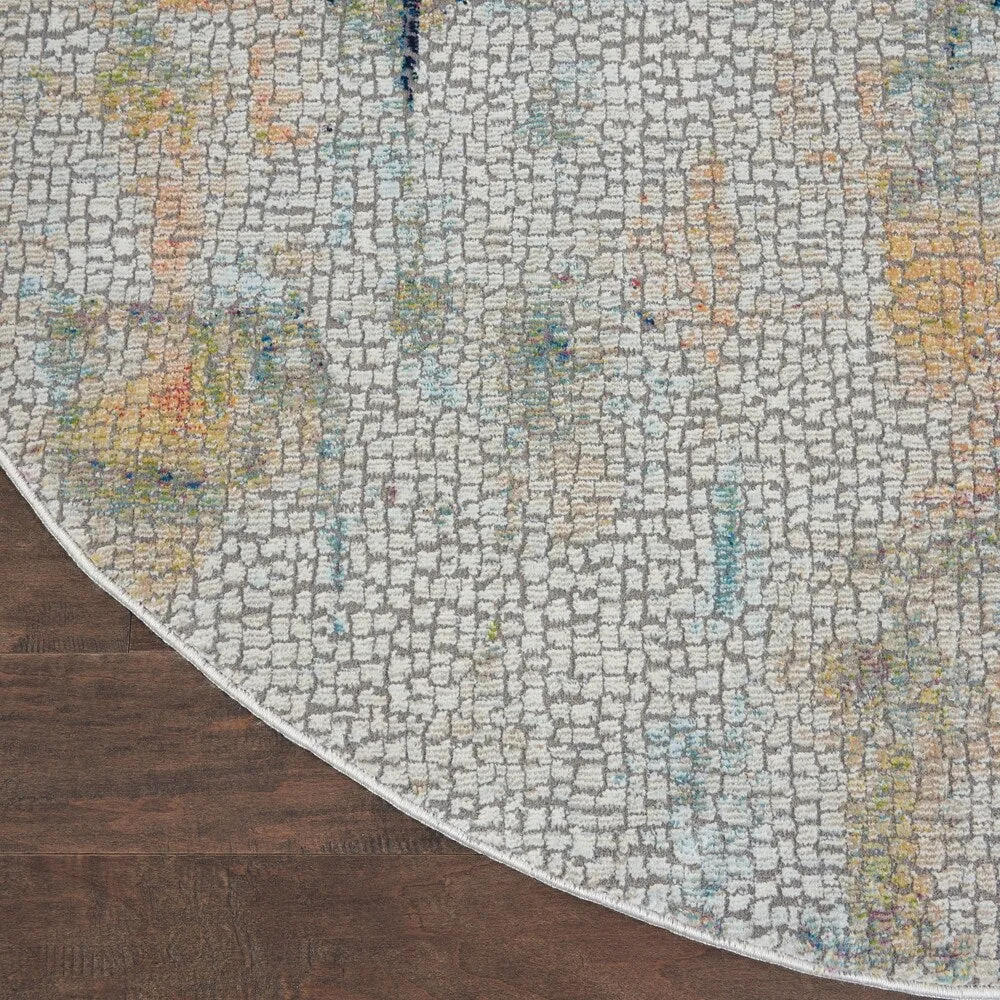 Nourison Global Vintage Textured Abstract Area Rug