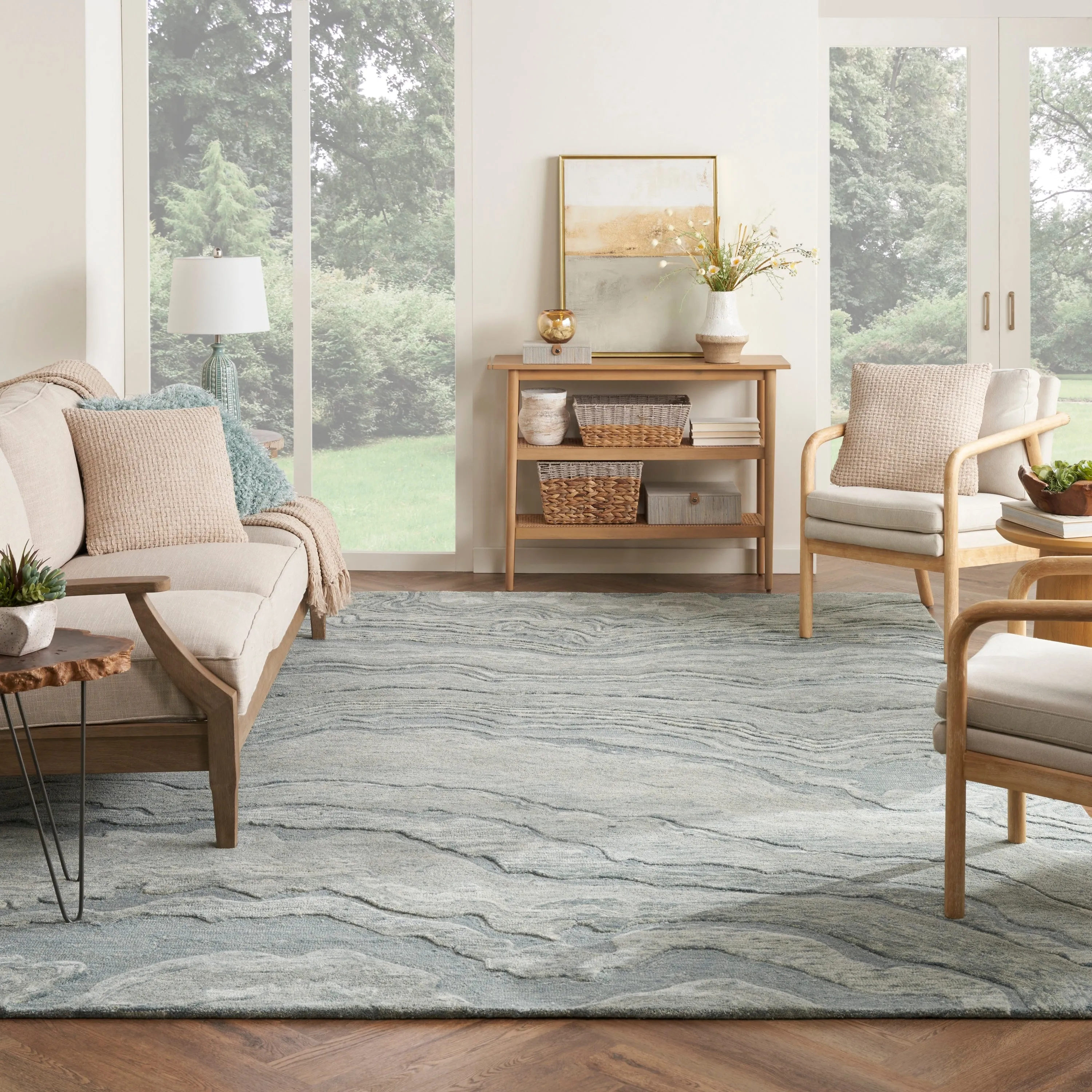 Nourison Graceful Indoor Abstract Area Rug