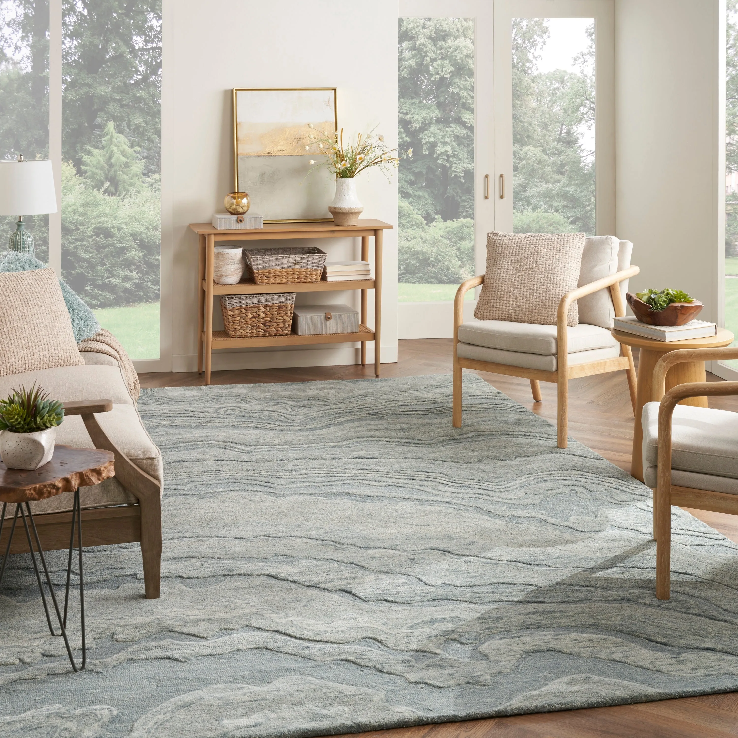 Nourison Graceful Indoor Abstract Area Rug