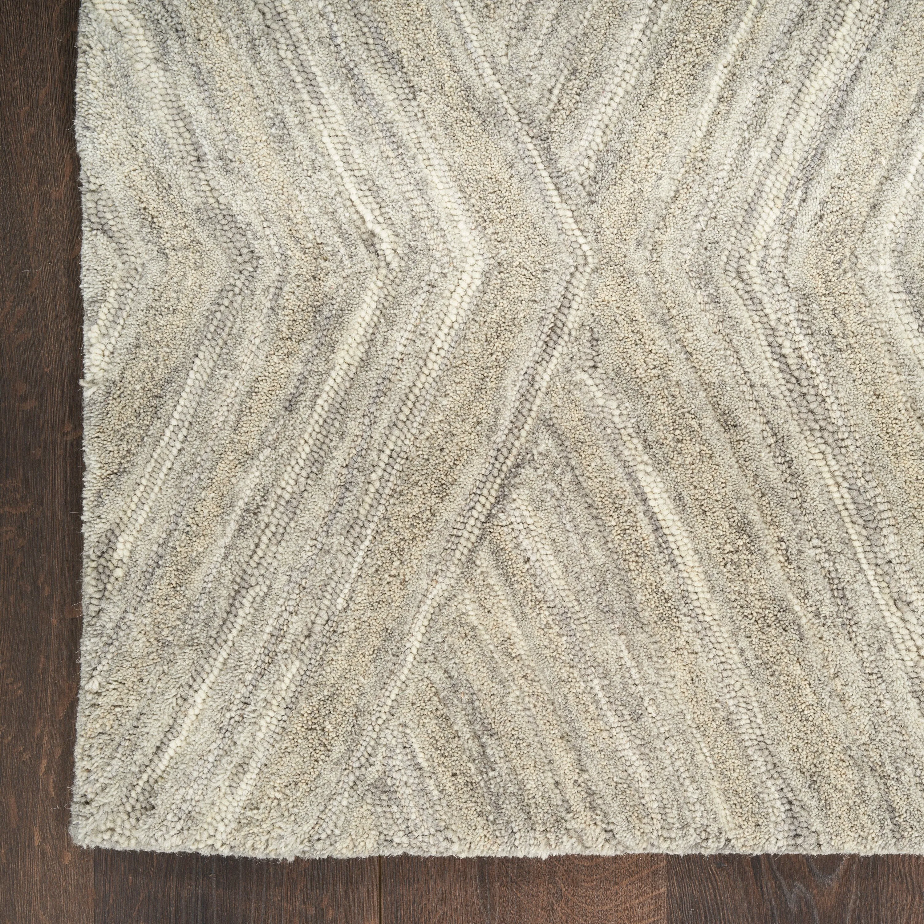 Nourison Graceful Indoor only Geometric Wool Area Rug