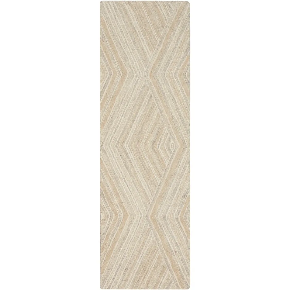Nourison Graceful Indoor only Geometric Wool Area Rug