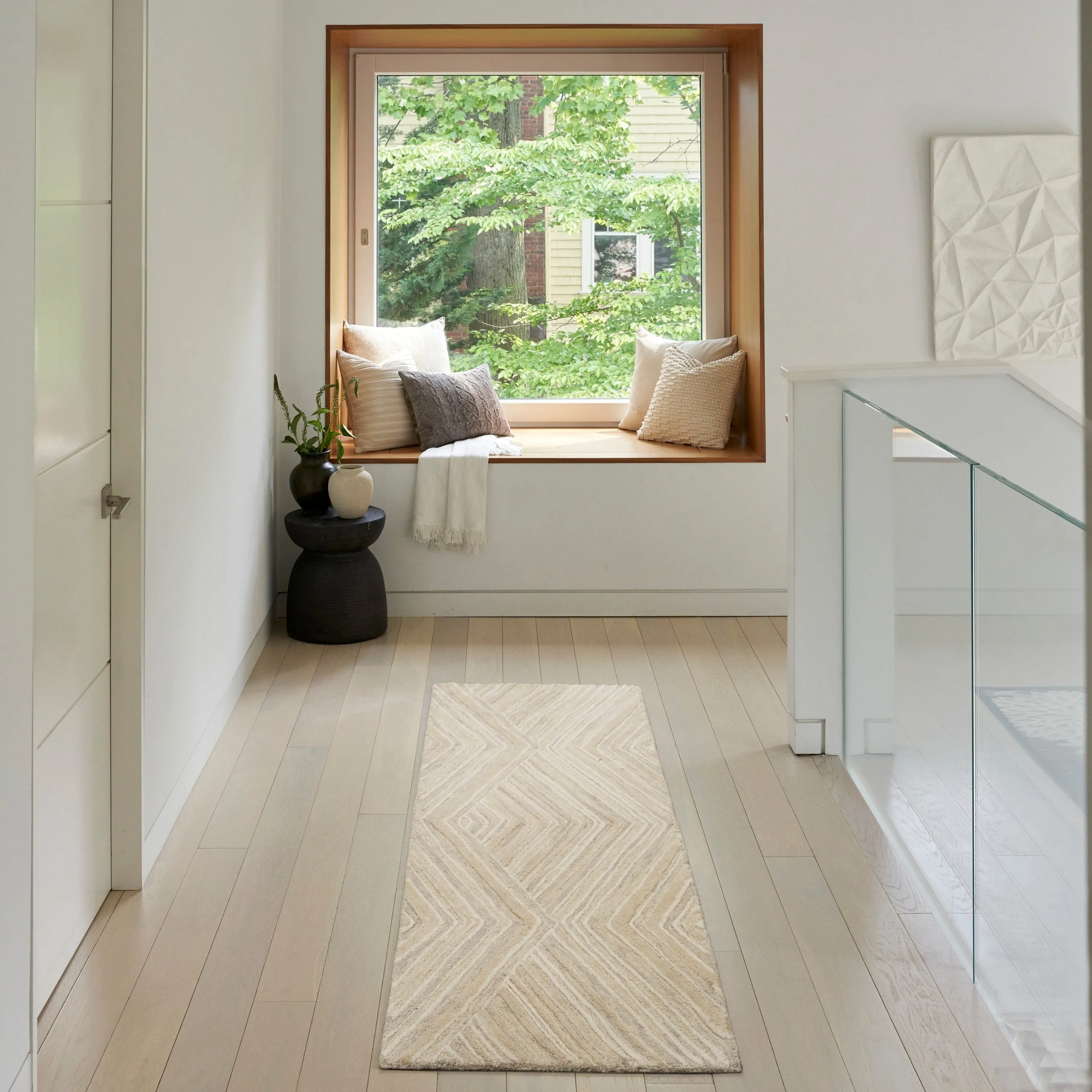 Nourison Graceful Indoor only Geometric Wool Area Rug
