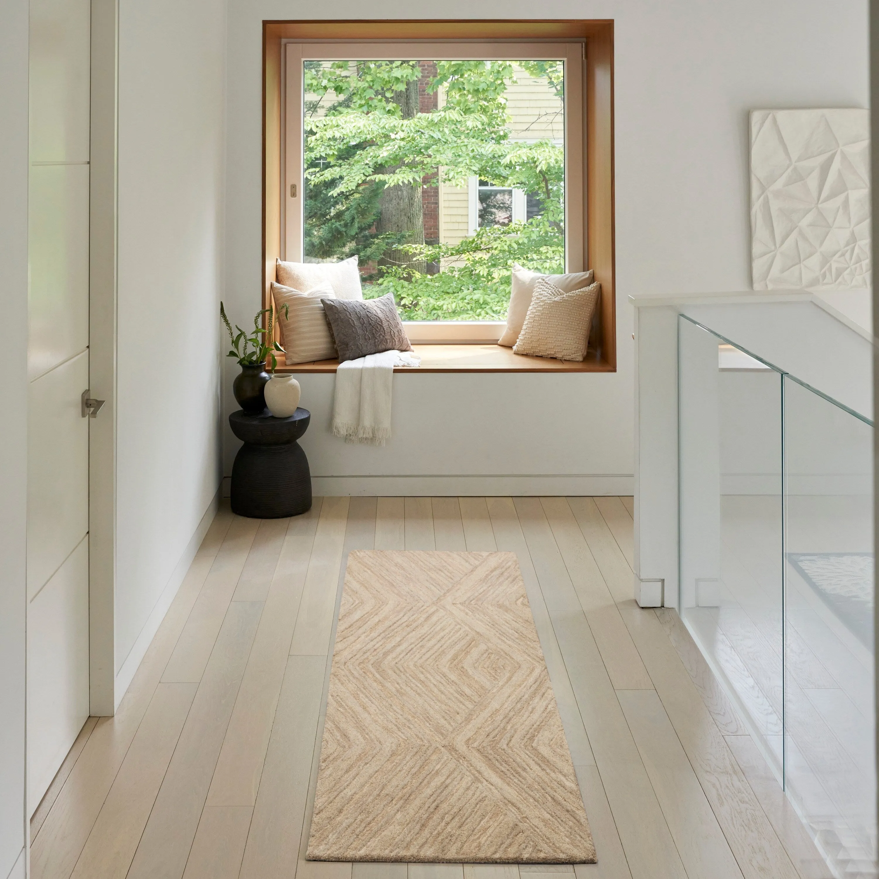 Nourison Graceful Indoor only Geometric Wool Area Rug