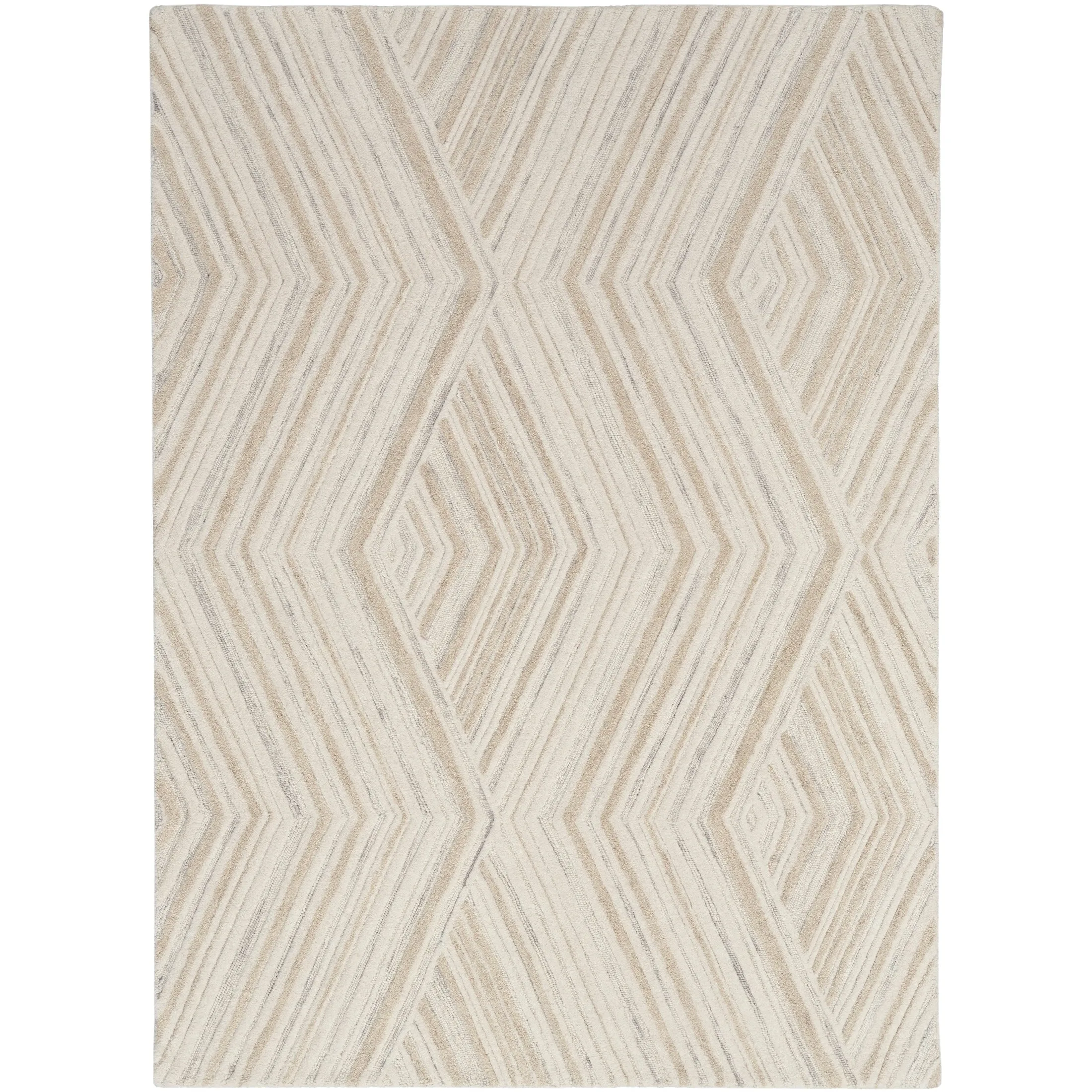 Nourison Graceful Indoor only Geometric Wool Area Rug