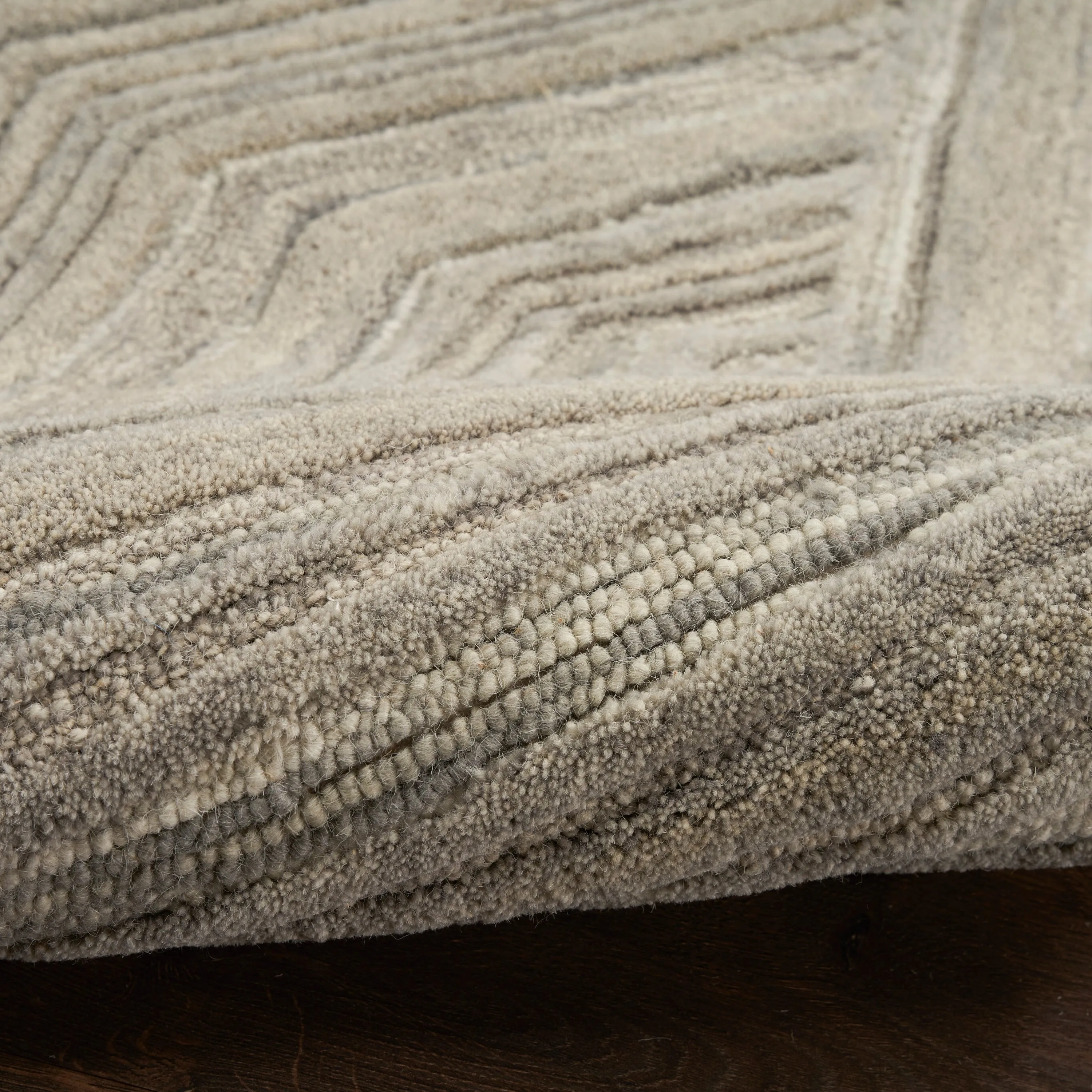 Nourison Graceful Indoor only Geometric Wool Area Rug