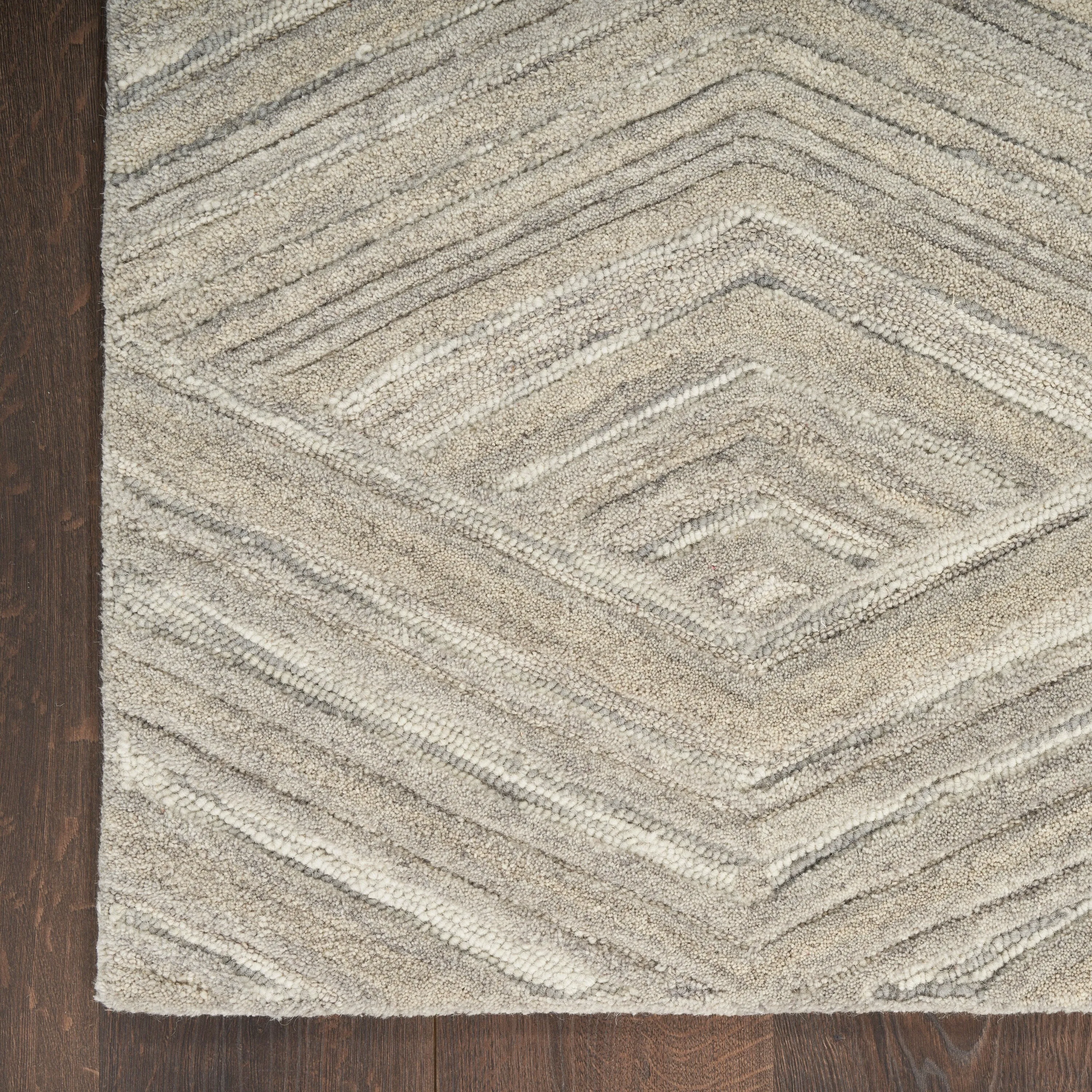 Nourison Graceful Indoor only Geometric Wool Area Rug