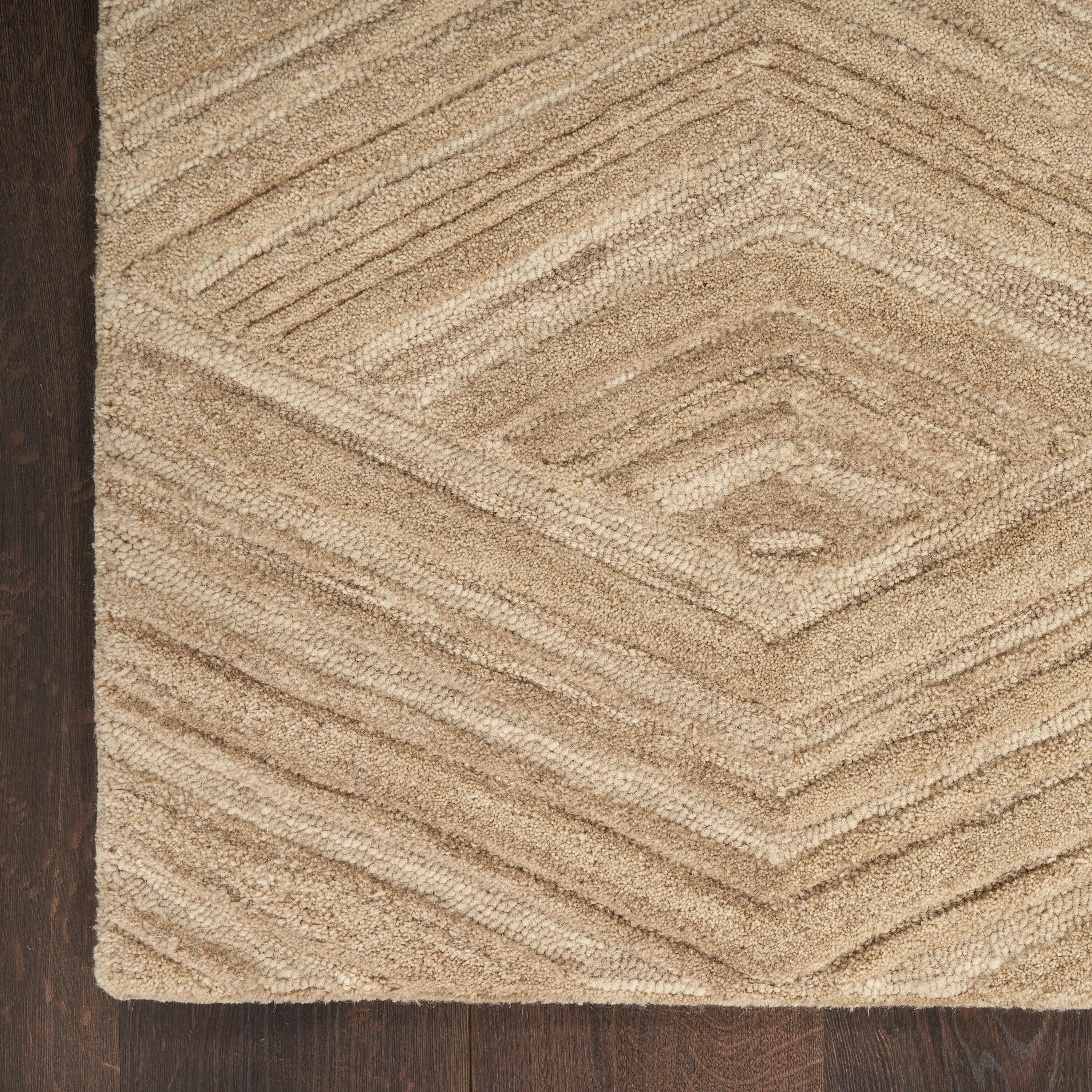 Nourison Graceful Indoor only Geometric Wool Area Rug